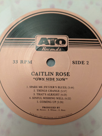 Caitlin Rose - Own Side Now Vinyl LP Limited Edition Remastered with Bonus Tracks - Mint Condition | Perfect for Music Collectors & Vinyl Enthusiasts
