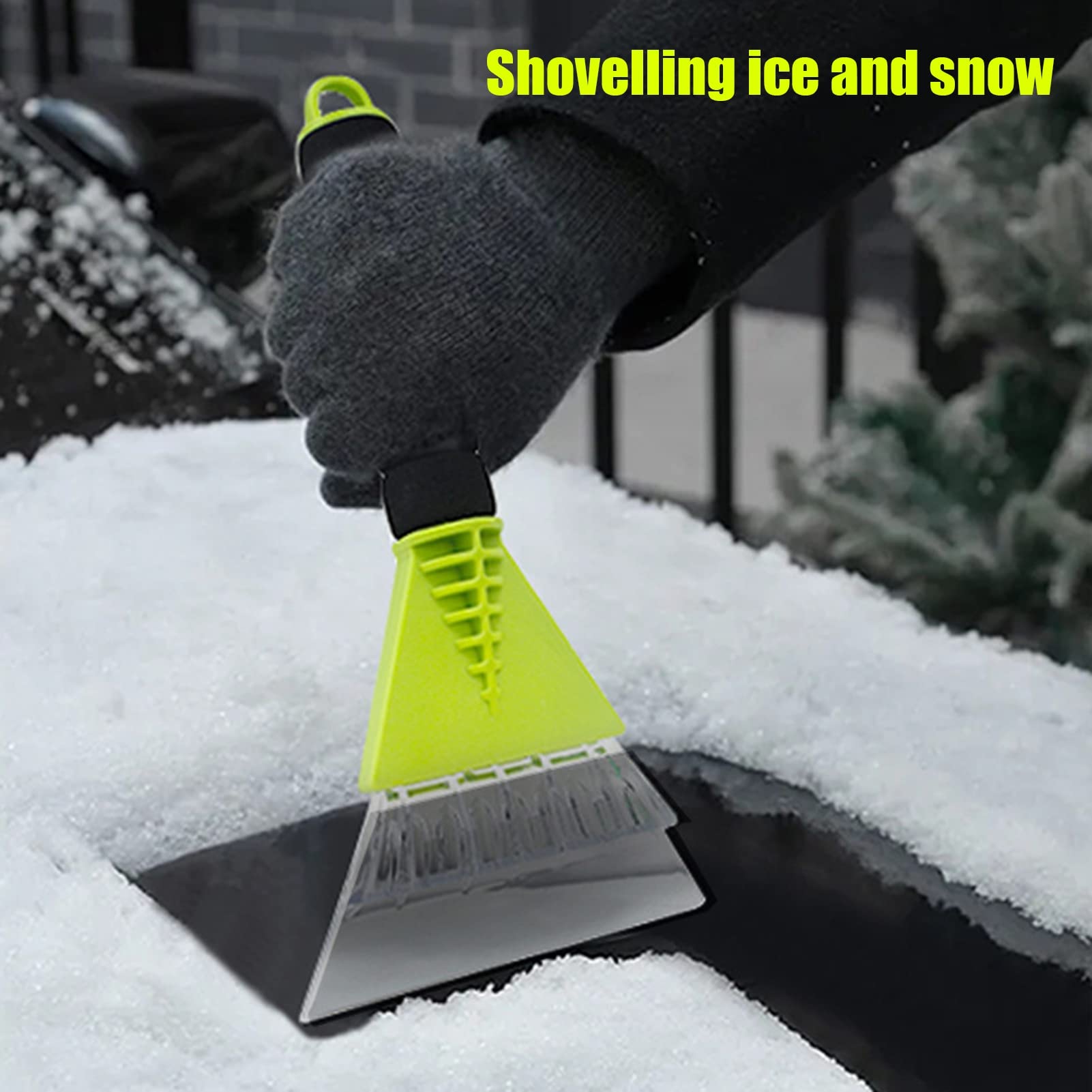 Premium Car Ice Scraper with Ergonomic Foam Handle - Heavy Duty Windshield Snow & Frost Remover for Cars, Trucks & SUVs - Perfect for Winter Mornings & Cold Weather Driving