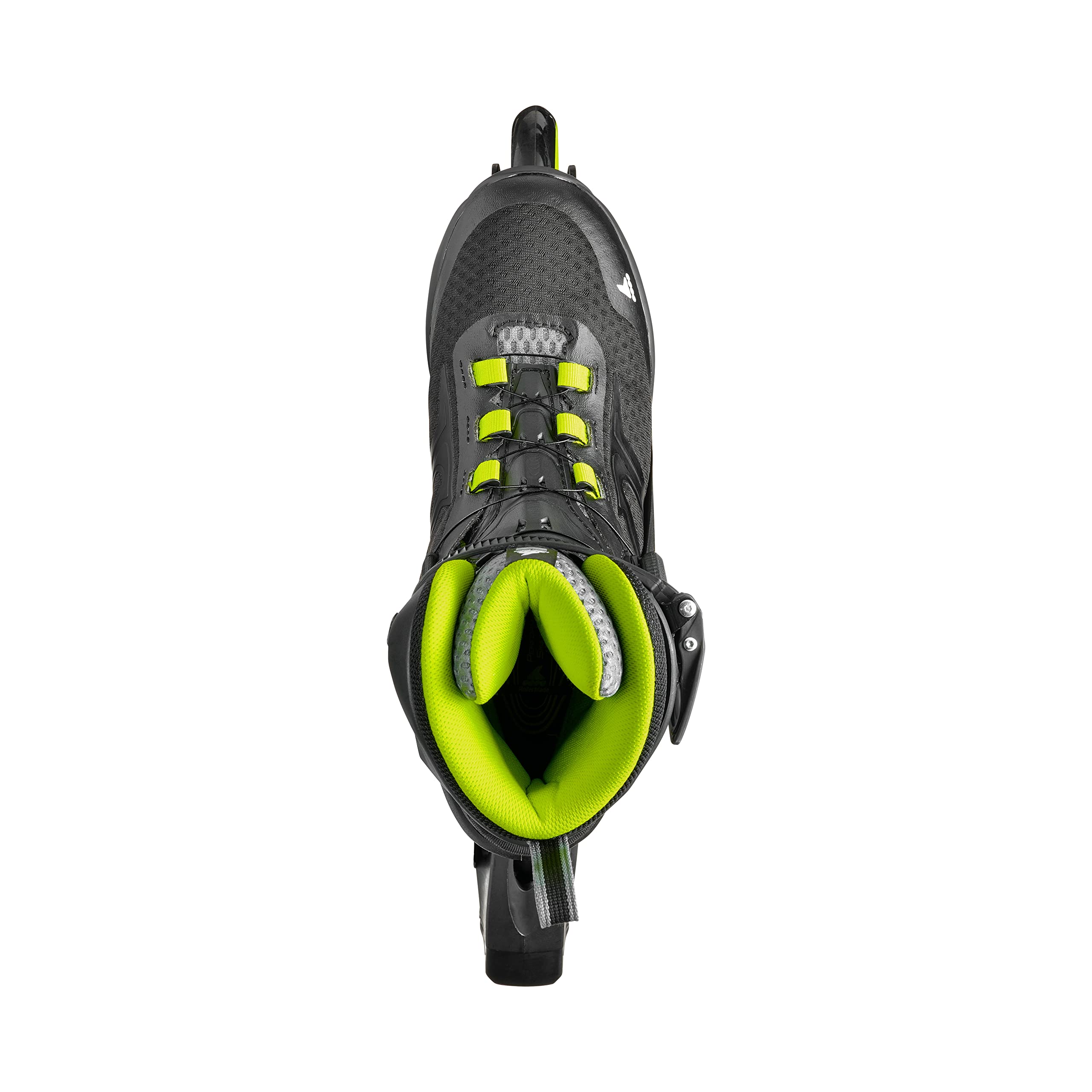 Rollerblade Macroblade 84 BOA Adult Fitness Inline Skates - High Performance Black & Lime for Men & Women - Perfect for Outdoor Exercise, Fitness Training & Recreational Skating