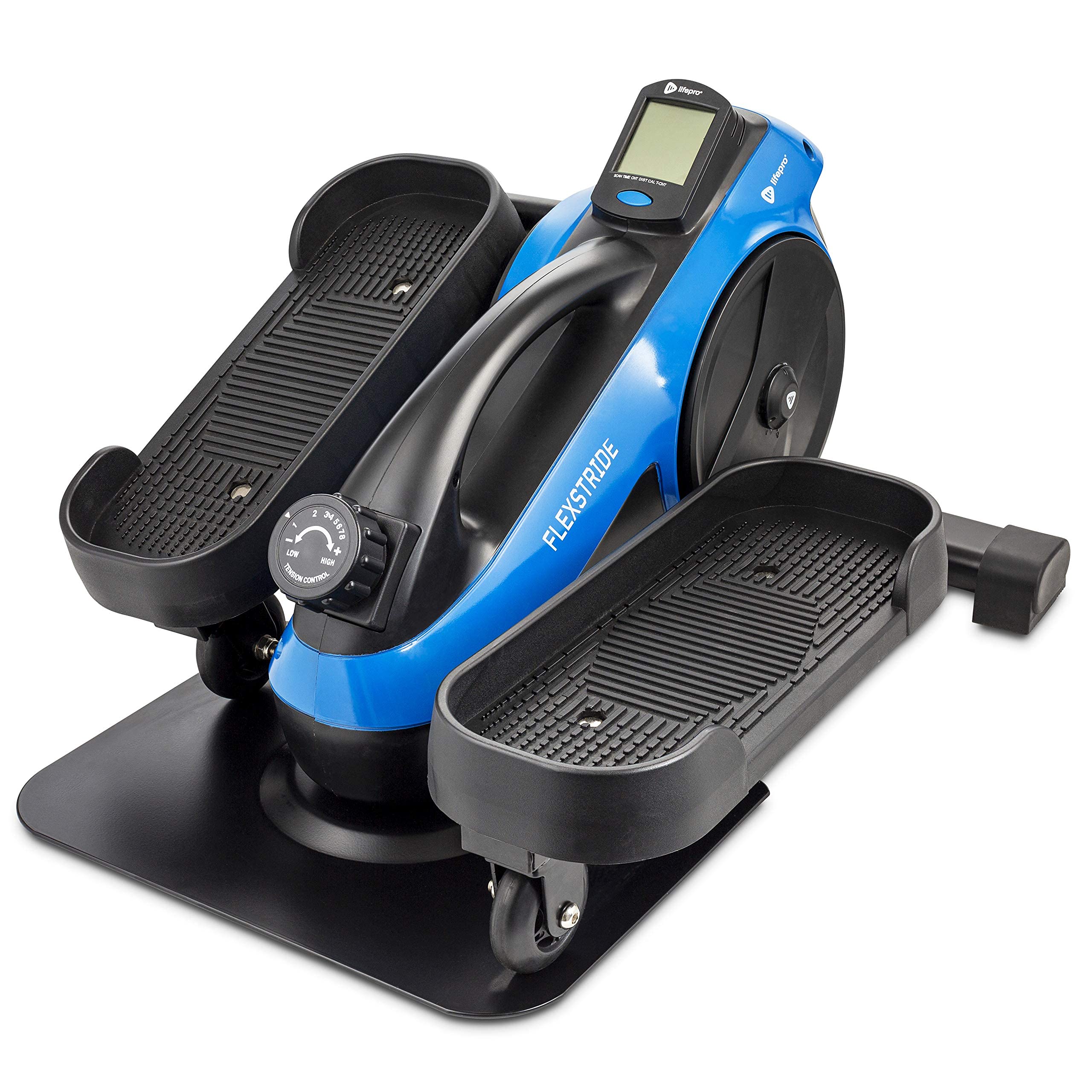 LifePro Under Desk Elliptical Machine - Compact Pedal Exerciser for Home & Office Workouts - Quiet Mini Exercise Bike for Seniors, Adults & Teens - Ideal for Sedentary Jobs & Physical Therapy (Flexstride Plus Renewed)