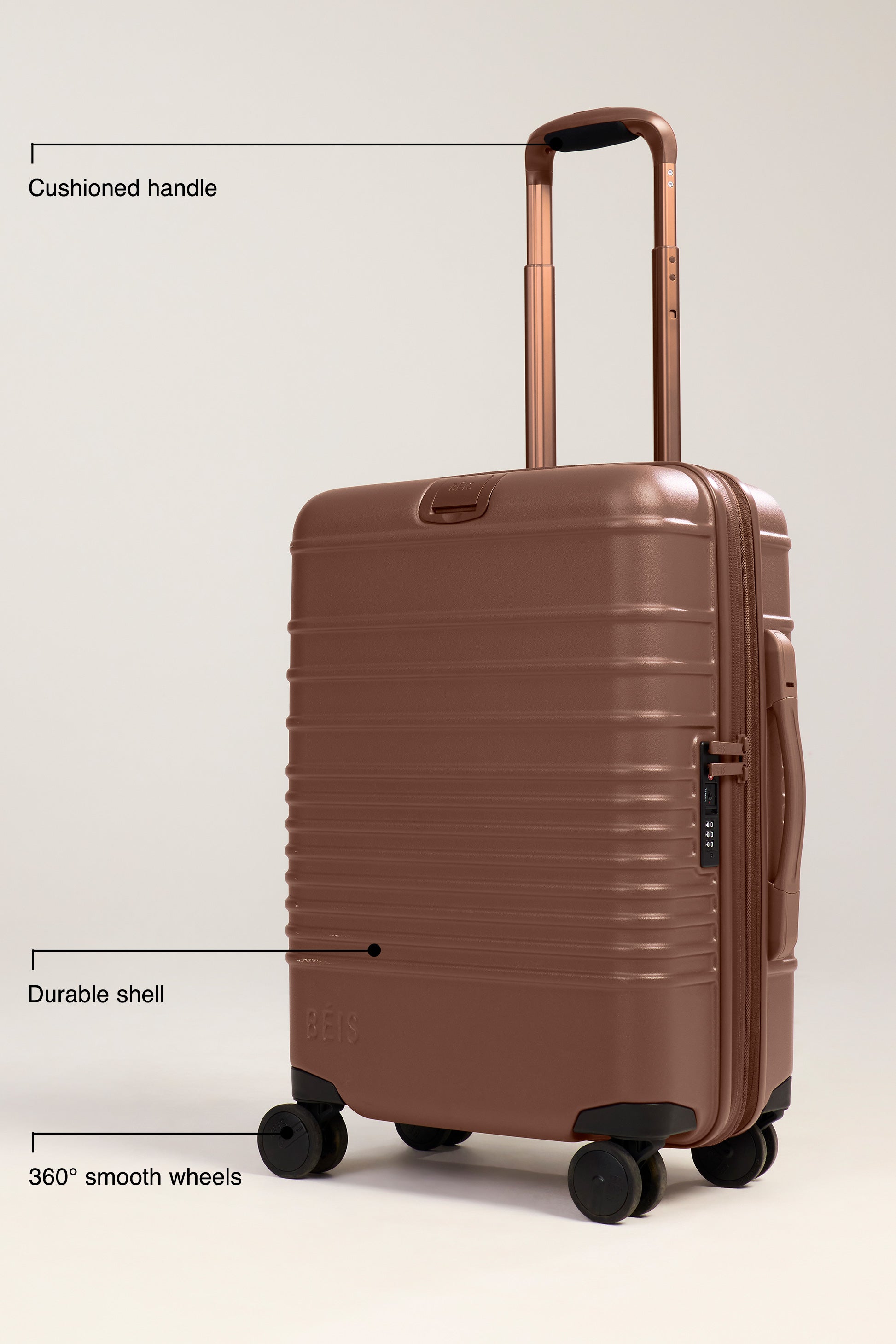 Premium Maple Wood Carry On Roller Luggage - Lightweight & Durable Suitcase for Business Travel & Weekend Getaways