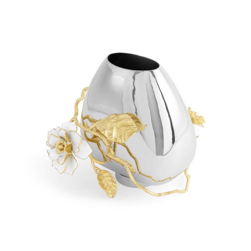 Elegant Glass Gardenia Vase - Perfect for Home Decor, Wedding Centerpieces & Floral Arrangements
