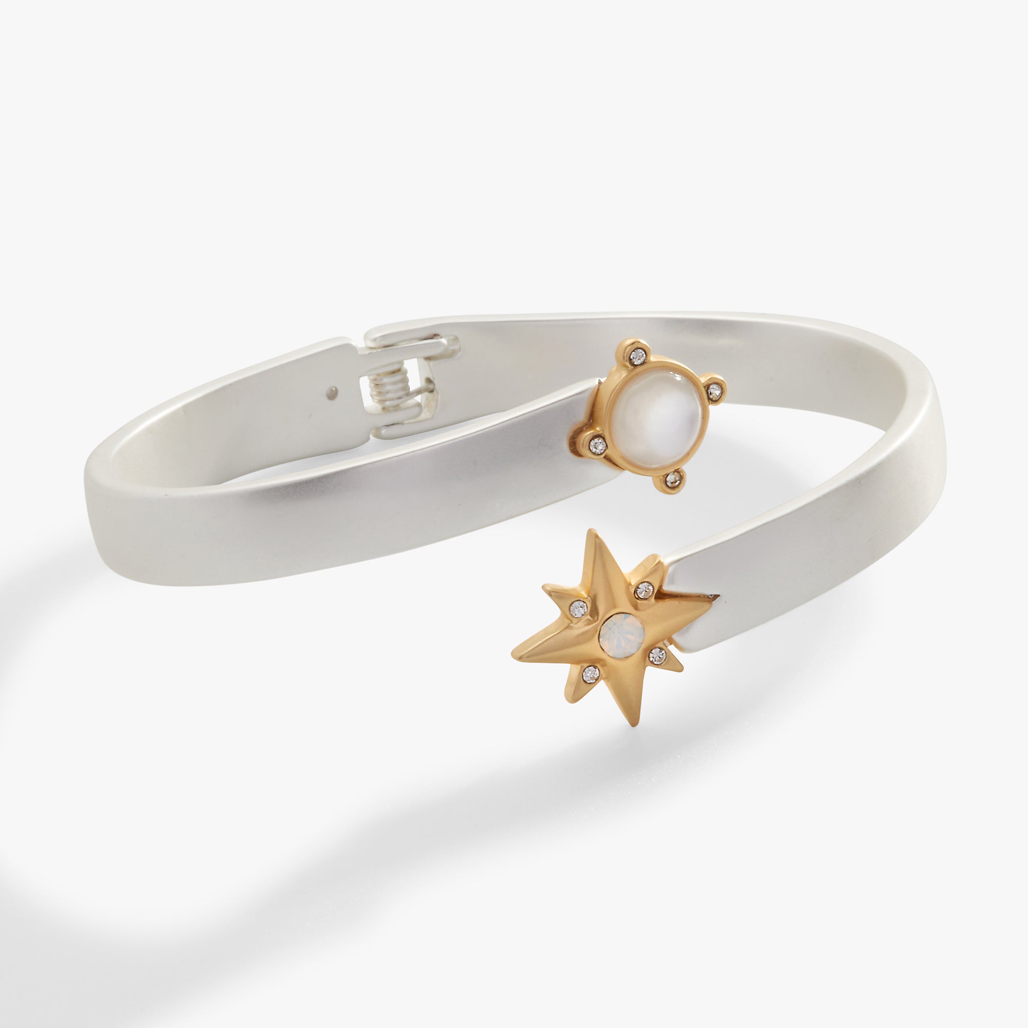 Celestial Hinge Bracelet for Women - Adjustable Zodiac Charm Bangle - Perfect for Festivals, Parties & Everyday Wear