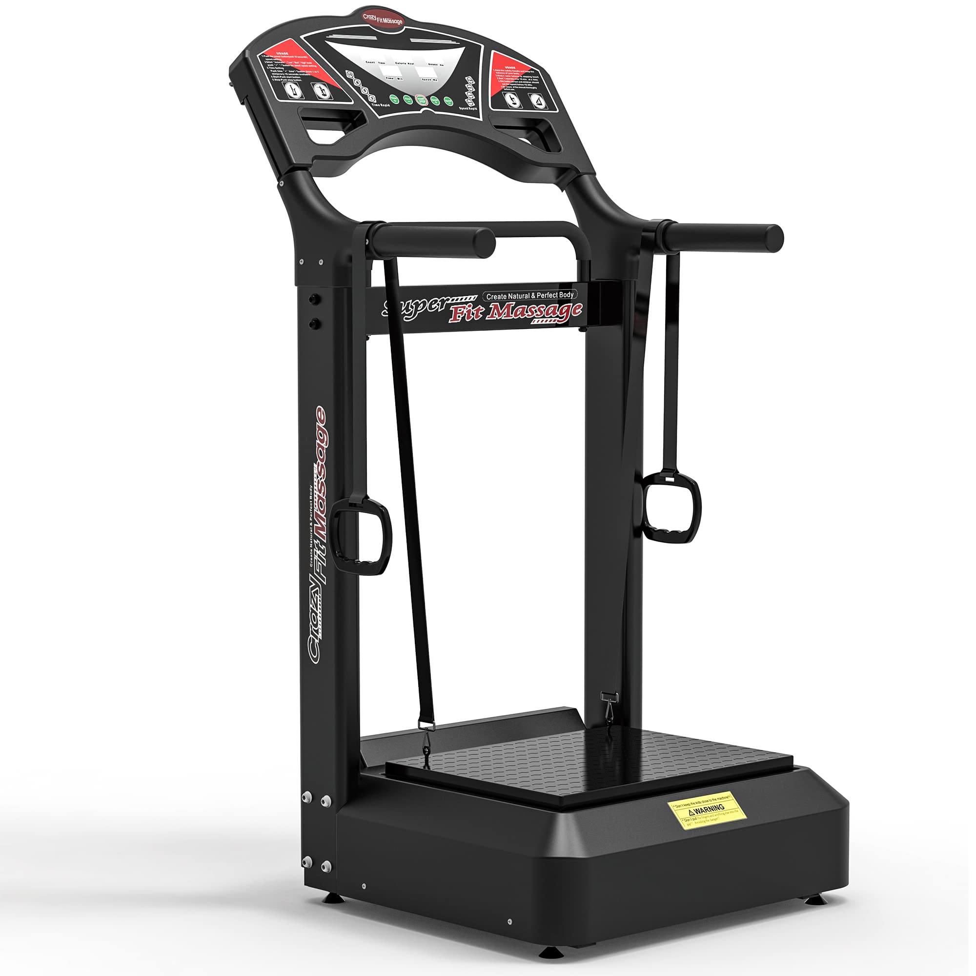 Heavy Duty Vibration Plate Exercise Machine - 400lb Capacity Whole Body Vibration Platform for Weight Loss, Muscle Toning & Recovery - Home Gym Equipment for Fitness Training & Physical Therapy