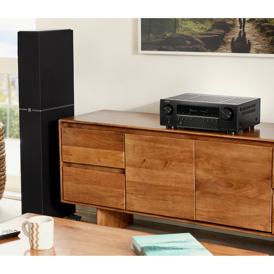 Denon AVR S770H 7.2 Channel 8K AV Receiver with Dolby Atmos - Premium Home Theater Audio System for Movies, Music & Gaming