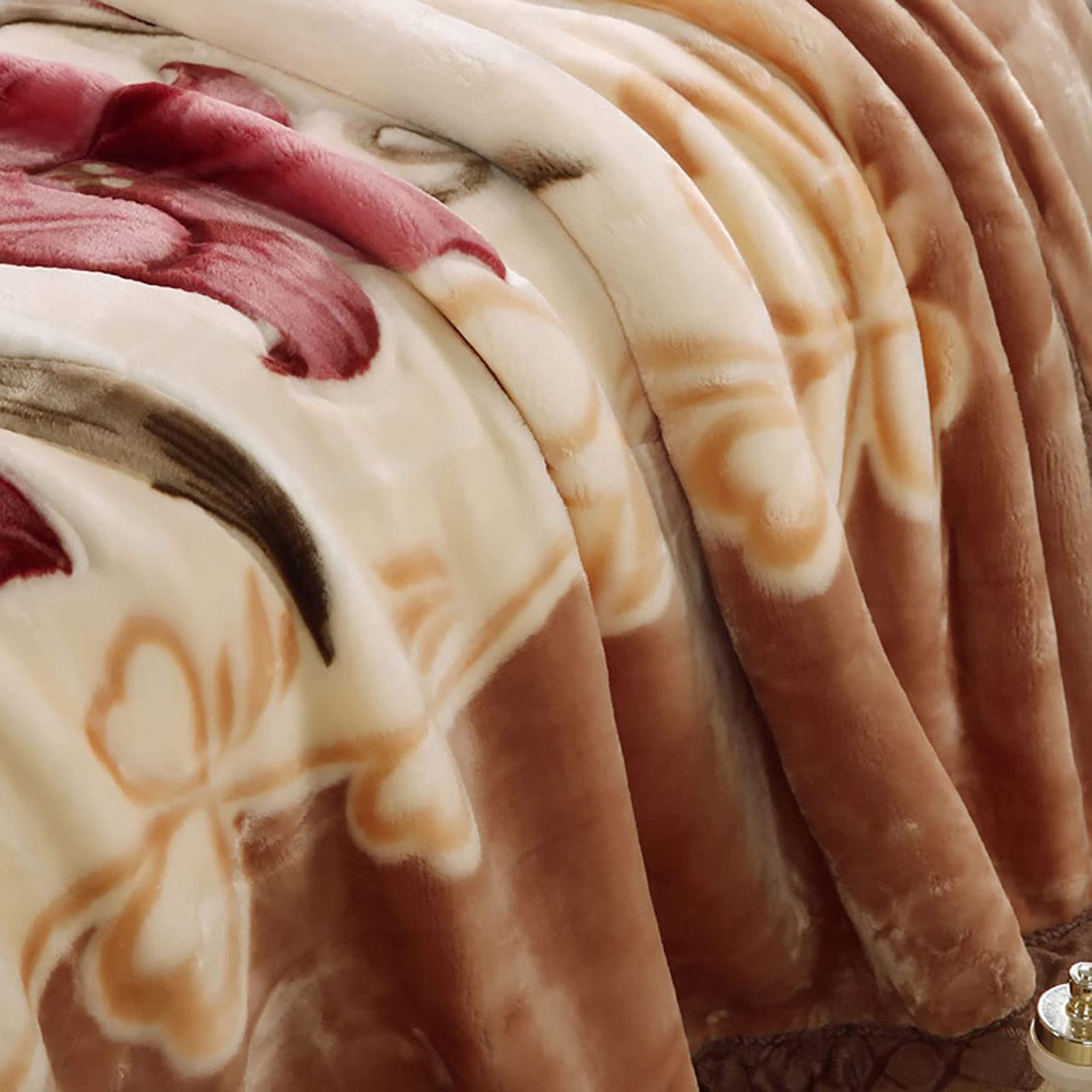 Premium Korean Mink Fleece Blanket - 9 lbs 2-Ply Heavyweight Winter Blanket, 79