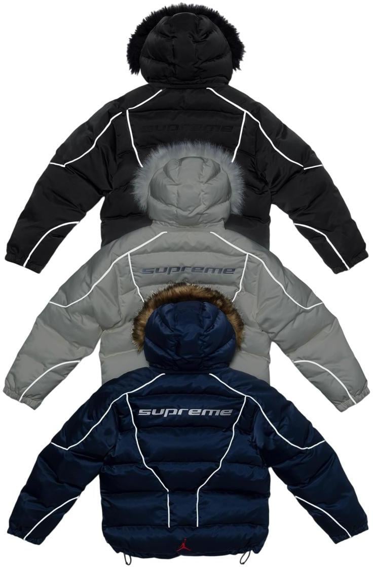 Supreme x Jordan Puffer Jacket - Waterproof Winter Coat for Men & Women - Streetwear Fashion for Urban Outdoors & Casual Wear