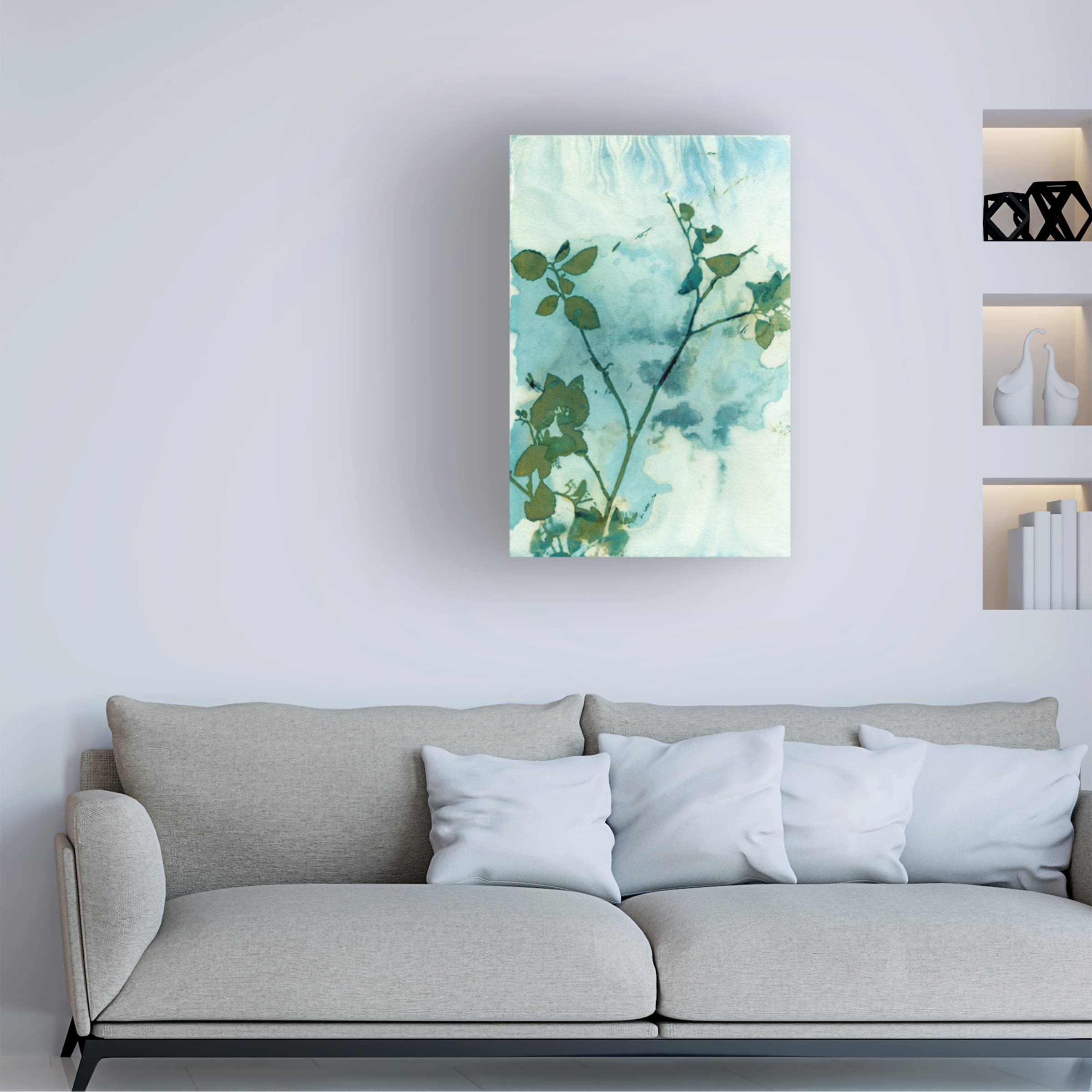Trademark Fine Art 'Leaves And Sky' Canvas Wall Art Print by Krista McCurdy - Nature Inspired Home Decor for Living Room, Bedroom & Office