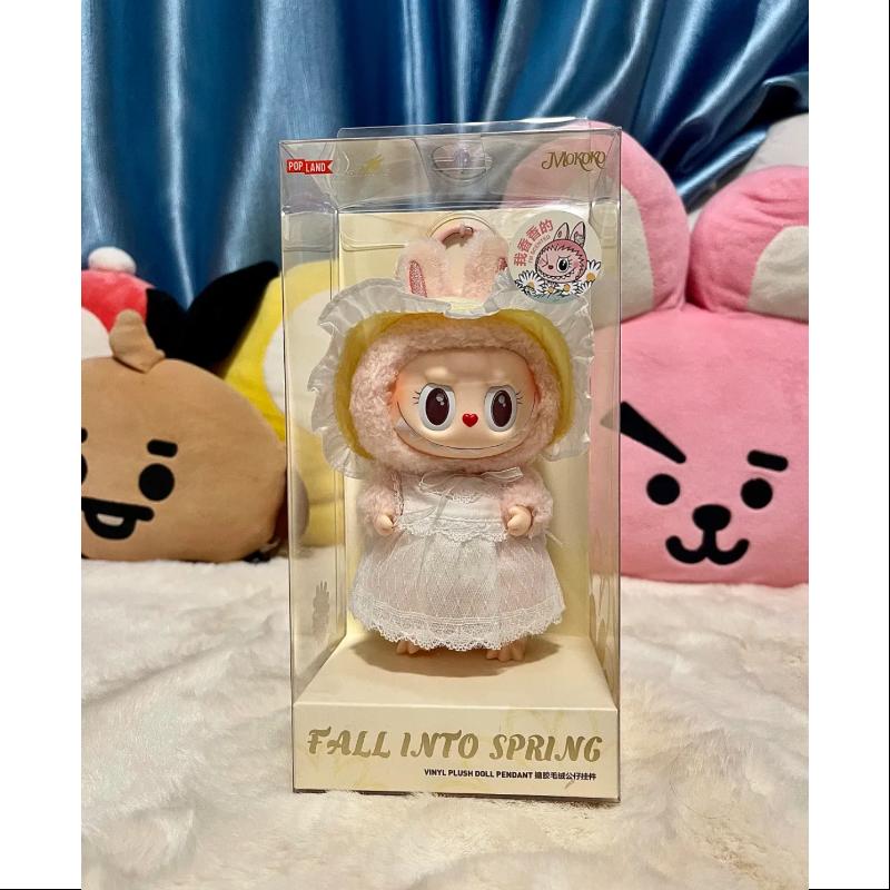 Labubu MOKOKO FALL INTO SPRING Limited Edition Vinyl Plush Doll Pendant - Cute Collectible Figure for Anime Fans, Gift for Kawaii Lovers, Perfect for Keychains, Backpacks & Display Shelves