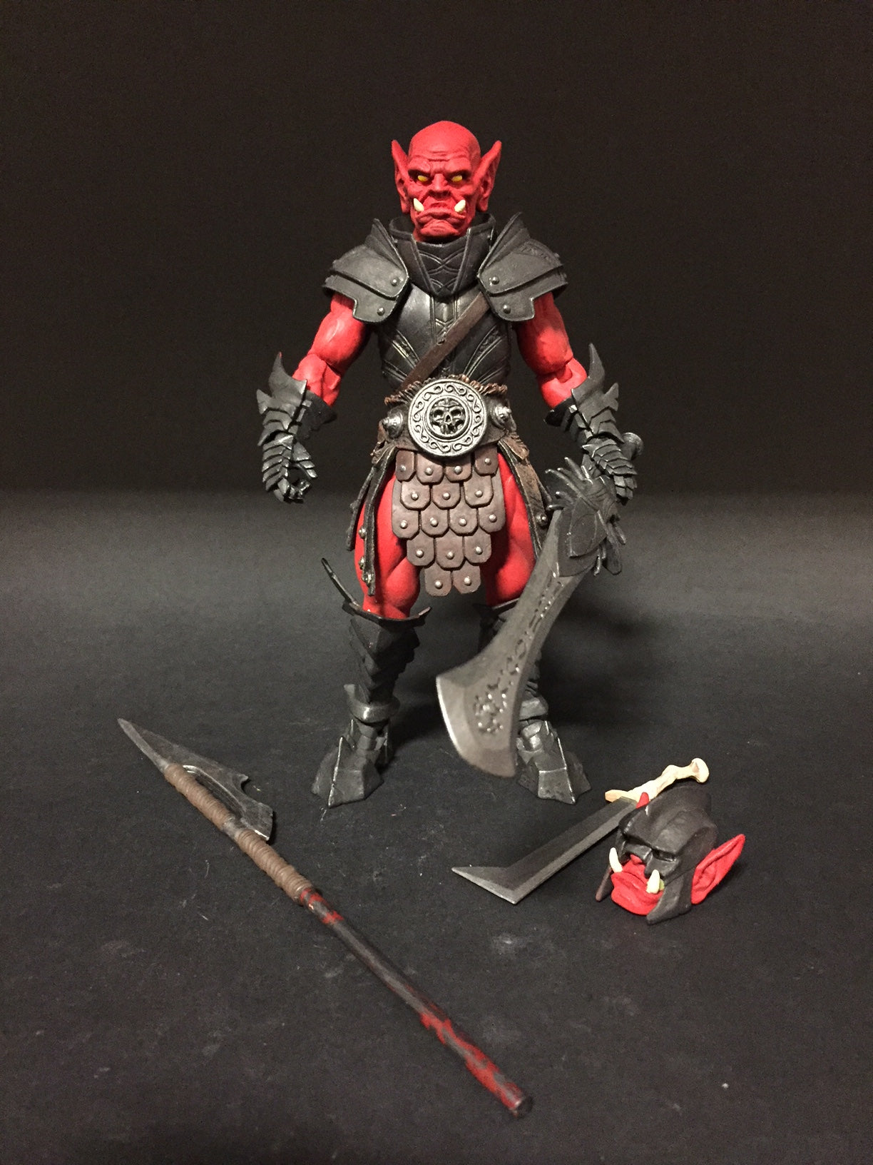 Mythic Legions Legion of Arethyr Fury Clan Orc Action Figure - Collectible Fantasy Warrior for Display & Role-Playing Games