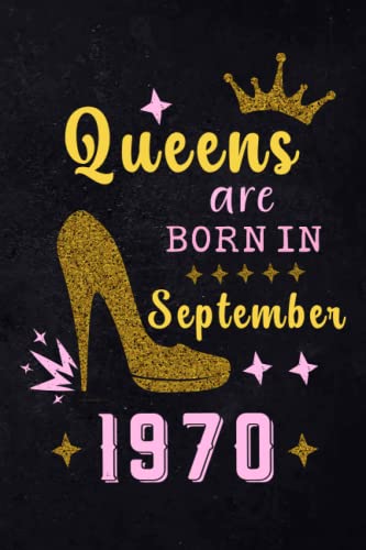 52nd Birthday Gifts for Women Born in 1970 - Funny Turning 52 Notebook Journal for Mom, Sister, Daughter - Perfect September Birthday Gift & Card Alternative - Great for Celebrations, Milestone Memories & Personal Writing