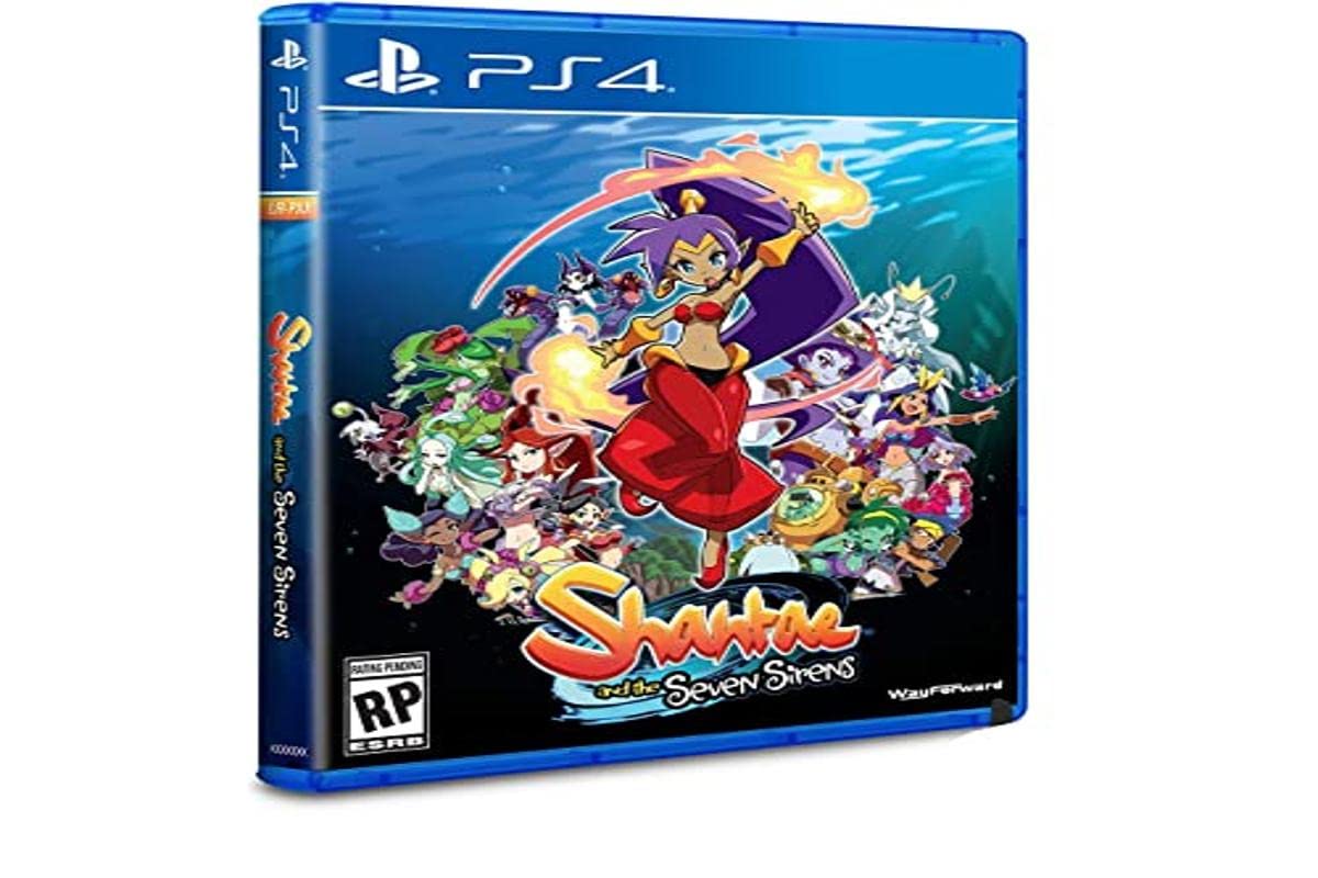 Shantae and The Seven Sirens Limited Run Games Edition #343 (German Import) - Black - Perfect for Collectors and Retro Gaming Enthusiasts