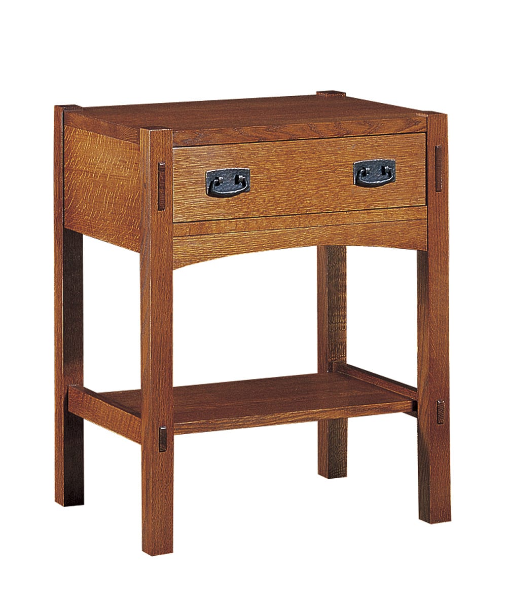 Modern One Drawer Nightstand - Compact Bedside Table with Storage for Bedroom, Living Room, or Office - Perfect for Small Spaces & Apartment Decor
