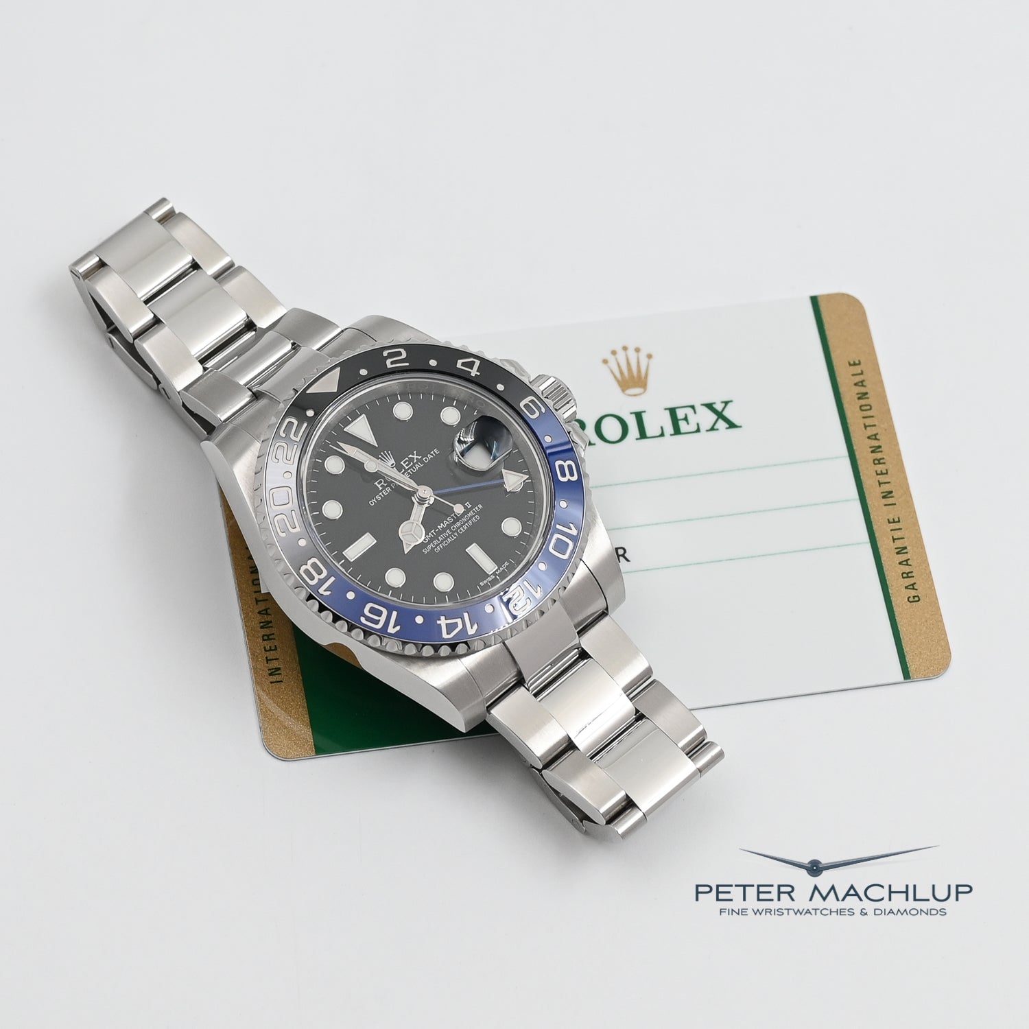 Rolex GMT-Master II 126710BLNR Batman Stainless Steel Men's Watch - Luxury Travel & Business Timepiece for Professionals