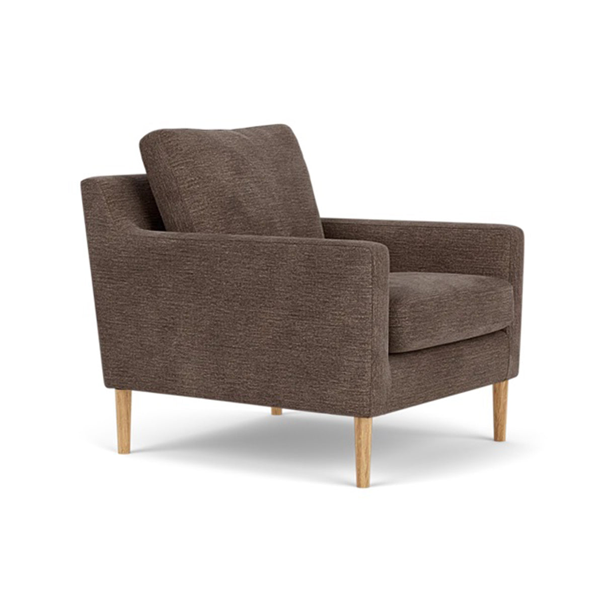 Astha Fabric Armchair - Modern Upholstered Accent Chair for Living Room, Bedroom & Office - Comfortable Lounge Chair with Soft Fabric & Sturdy Frame