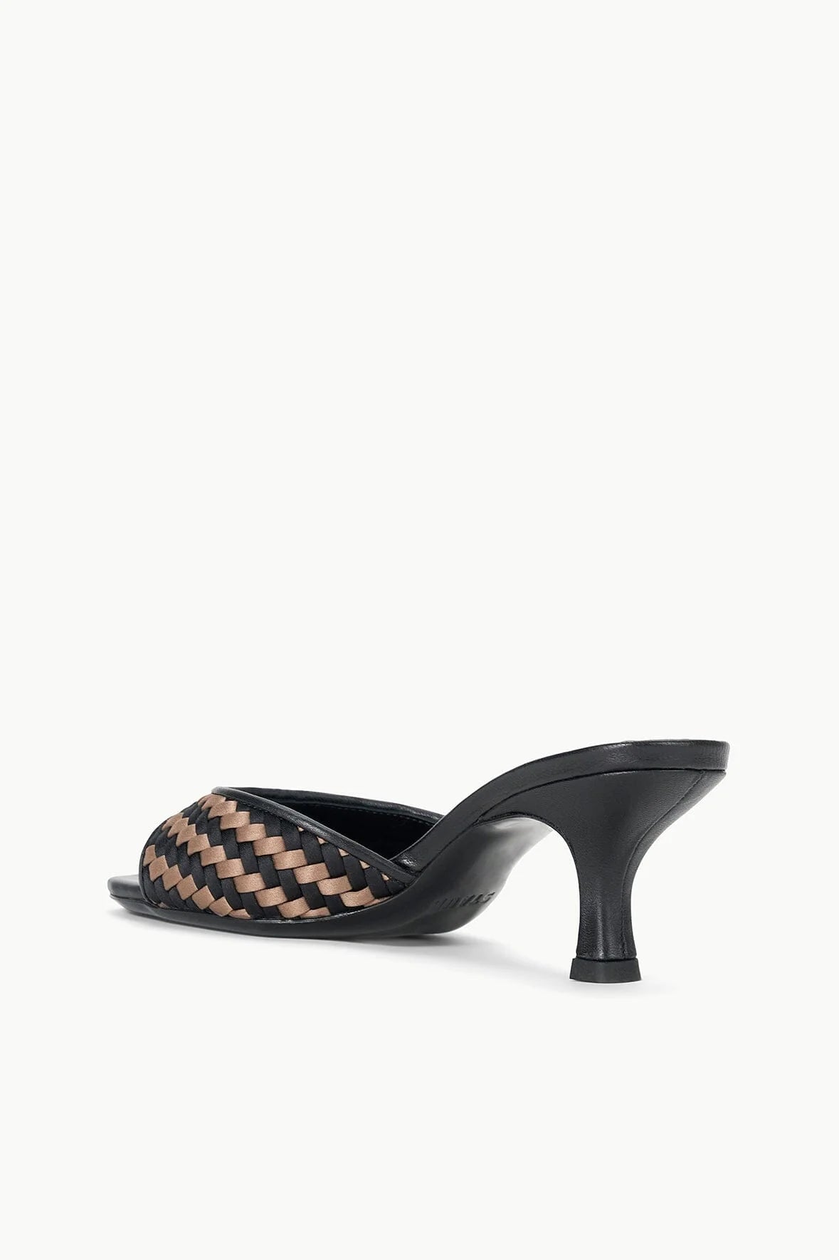 Brigitte Mule Shoes - Black Woven Leather Slip-On Loafers for Women | Comfortable Casual & Office Wear | Perfect for Work, Travel and Everyday Outfits