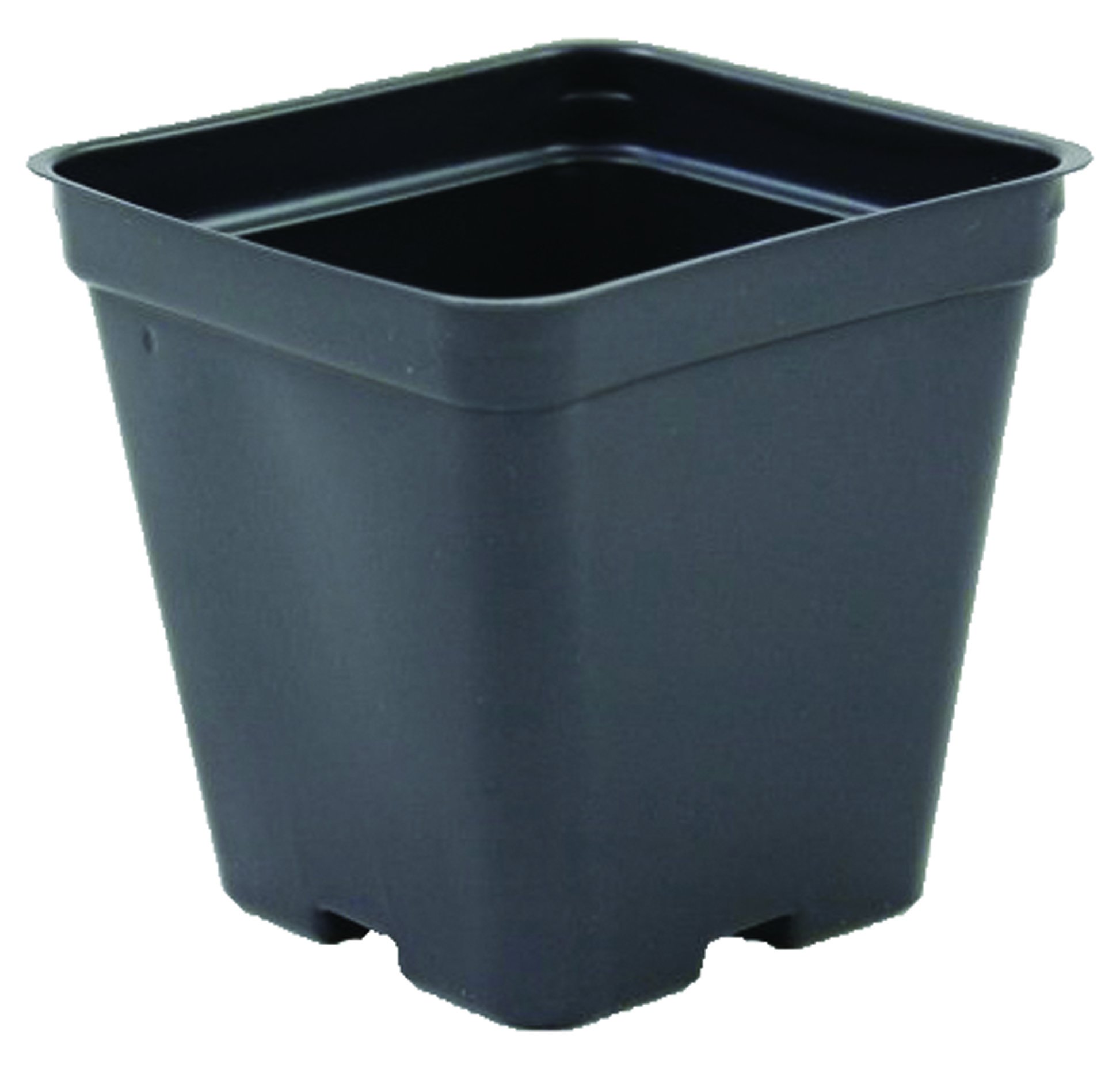 Growers Solution 3.5 Inch Square Black Plastic Deep Greenhouse Pots - Case of 450 - Ideal for Seed Starting, Plant Propagation & Indoor Gardening