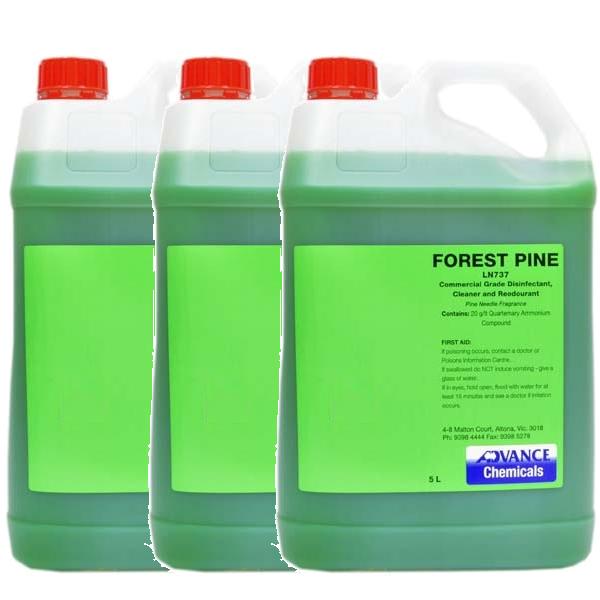 Advanced Forest Pine Disinfectant Cleaner & Deodorizer - EPA Registered Multi-Surface Sanitizer for Home, Kitchen, Bathroom & Office Use