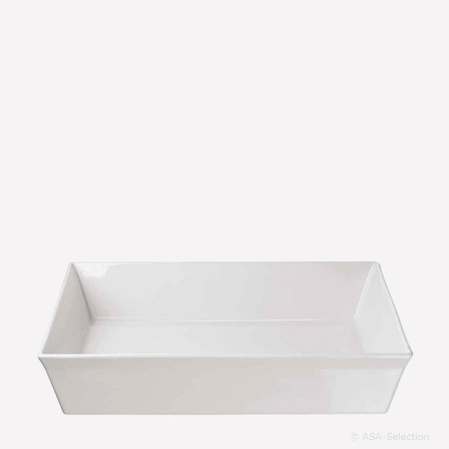 Asa Germany Square White Poletto Gratin Dish - Perfect for Baking, Serving & Entertaining - Oven & Tableware for Elegant Dining