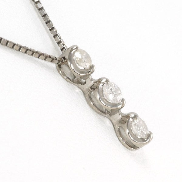 18K White Gold Diamond Necklace for Women - Elegant & Timeless Jewelry Gift for Wedding, Anniversary & Special Occasions