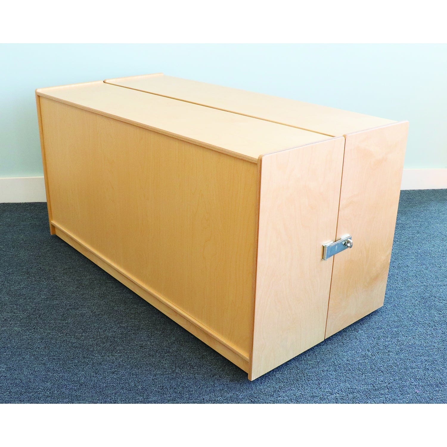 Foldable Rolling Storage Cabinet with Wheels - 24H Organizer for Home, Office, or Dorm Room - Perfect for Clothes, Toys, and Supplies Storage