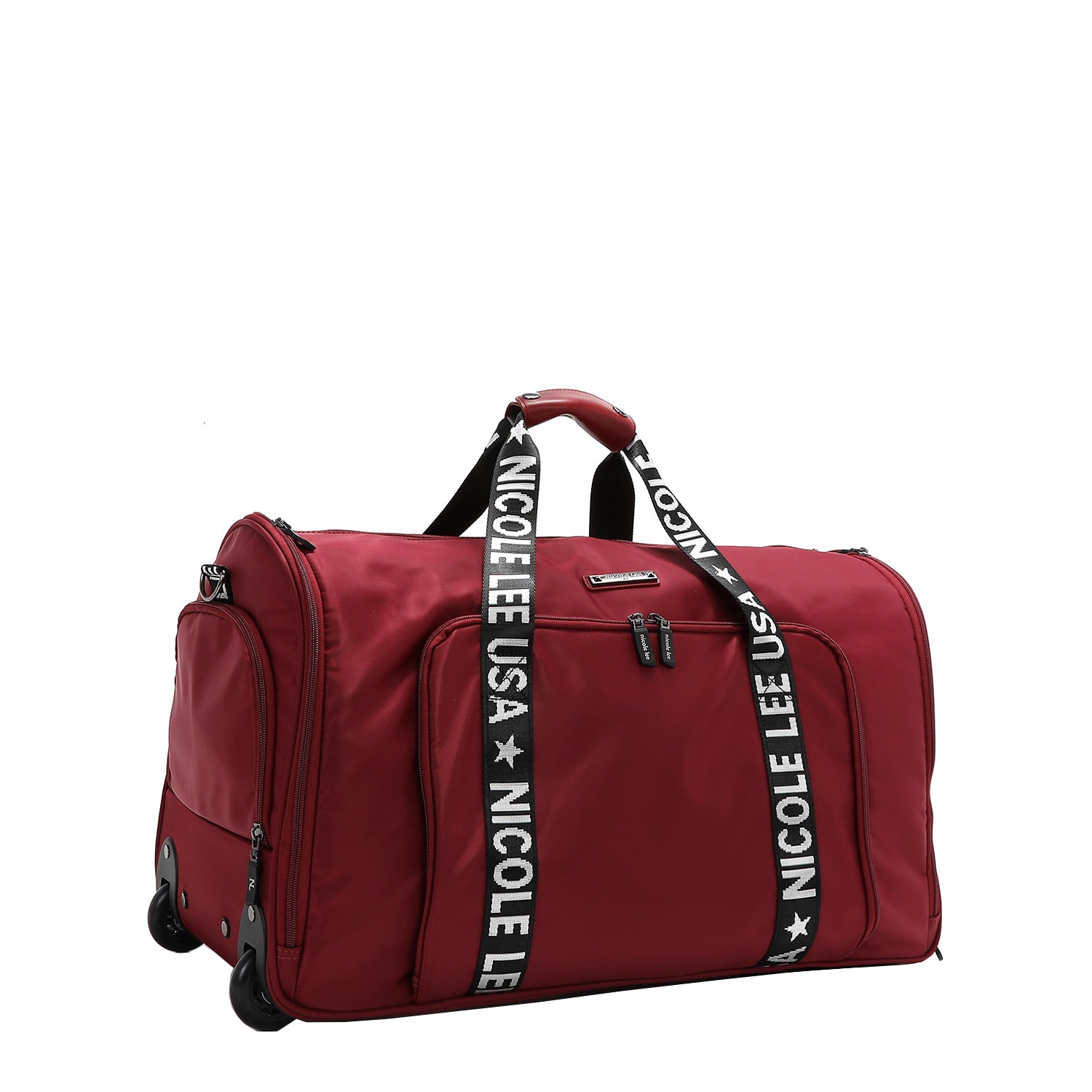 Durable Rolling Duffel Bag with Wheels - Large Travel Luggage for Airplane, Gym & Weekend Trips - Heavy Duty Spinner Suitcase for Men & Women