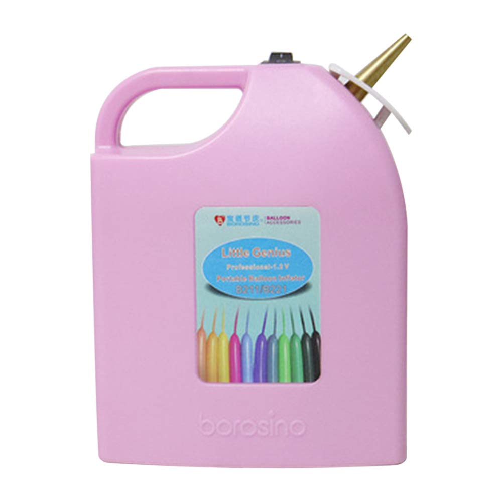 Portable Electric Balloon Pump - Rechargeable Magic Balloon Inflator for Twisting & Modeling Balloons | Fast Party Decoration Tool | Perfect for Birthday, Wedding & Baby Shower Events (Pink)