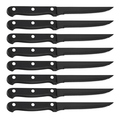 JB-Steak Knife-8Pc-Black