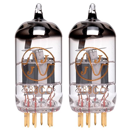 JJ E88CC / 6922 Gold Pin Vacuum Tube Pair - Premium Audio Preamp Tubes for Hi-Fi Systems, Tube Amplifiers & Audiophile Equipment