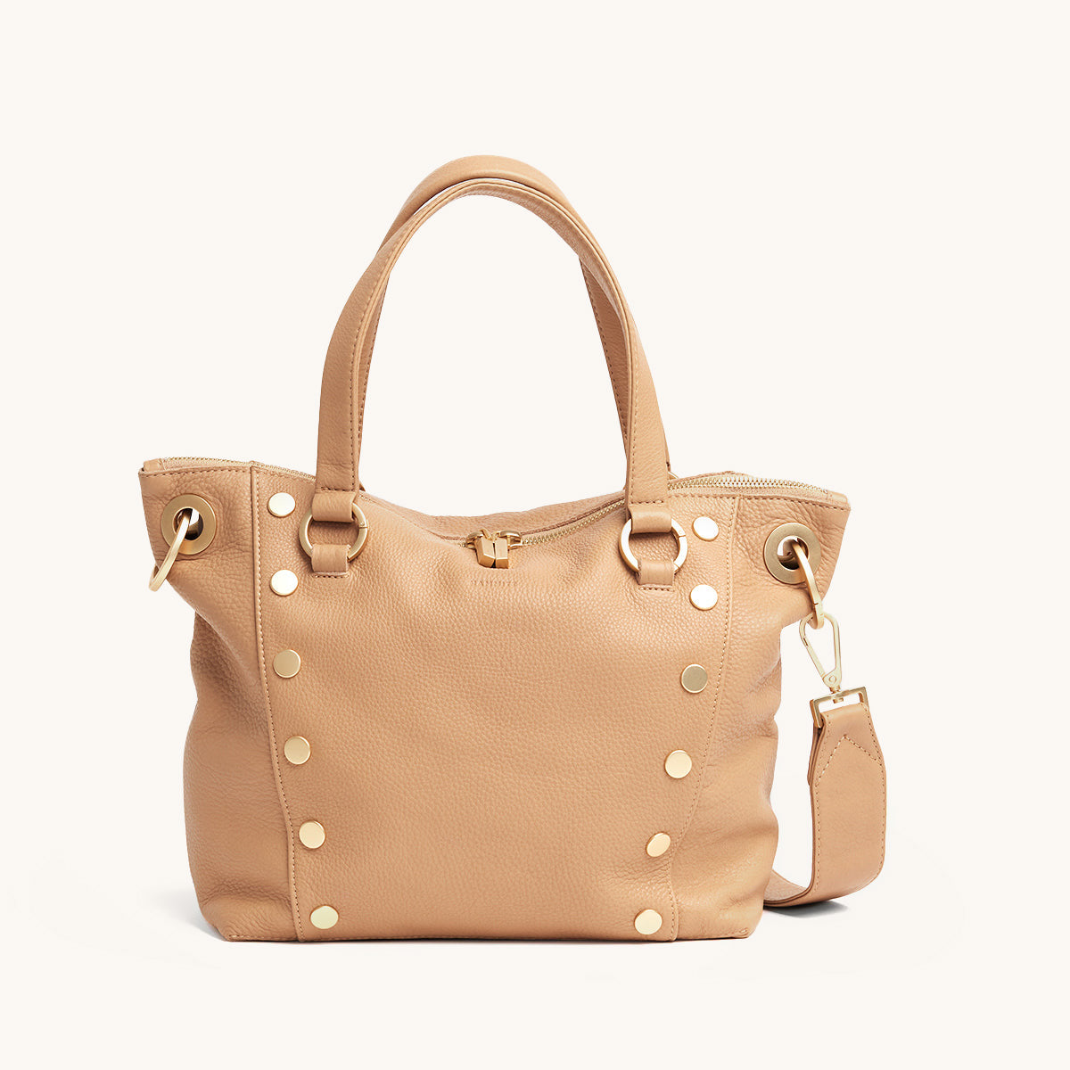 Daniel Women's Toast Tan/Brushed Gold Medium Crossbody Bag - Perfect for Work, Travel and Everyday Use