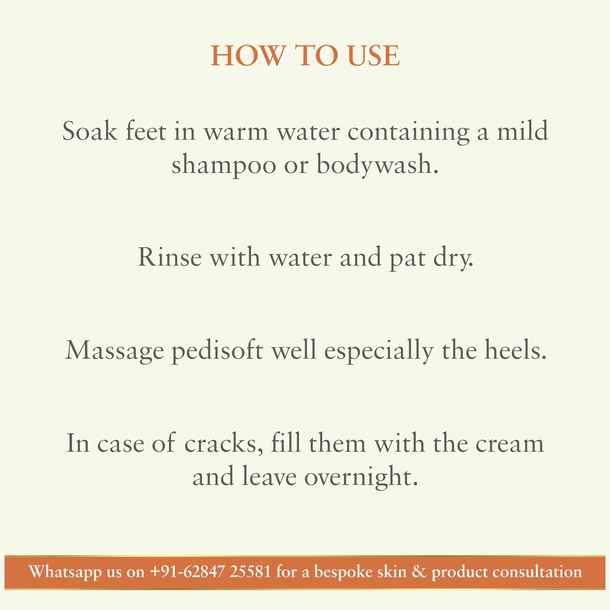 Organic Pedisoft Crack Heel Repair Moisturizing Foot Cream with Calendula, Peppermint & Nutmeg - Paraben Free, 50g - Deep Hydration for Dry, Rough Feet - Perfect for Daily Foot Care & Cracked Heel Treatment