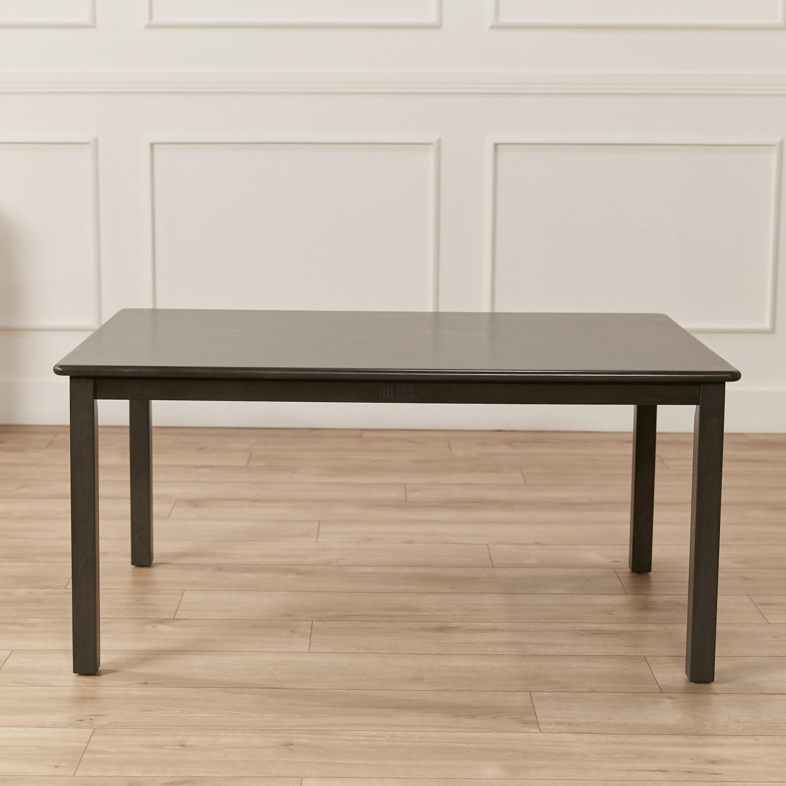 ECR4Kids 30x48 Inch Rectangular Hardwood Table with 22 Inch Legs - Durable Kids Furniture in Grey Wash for Classroom, Playroom & Home Learning Spaces