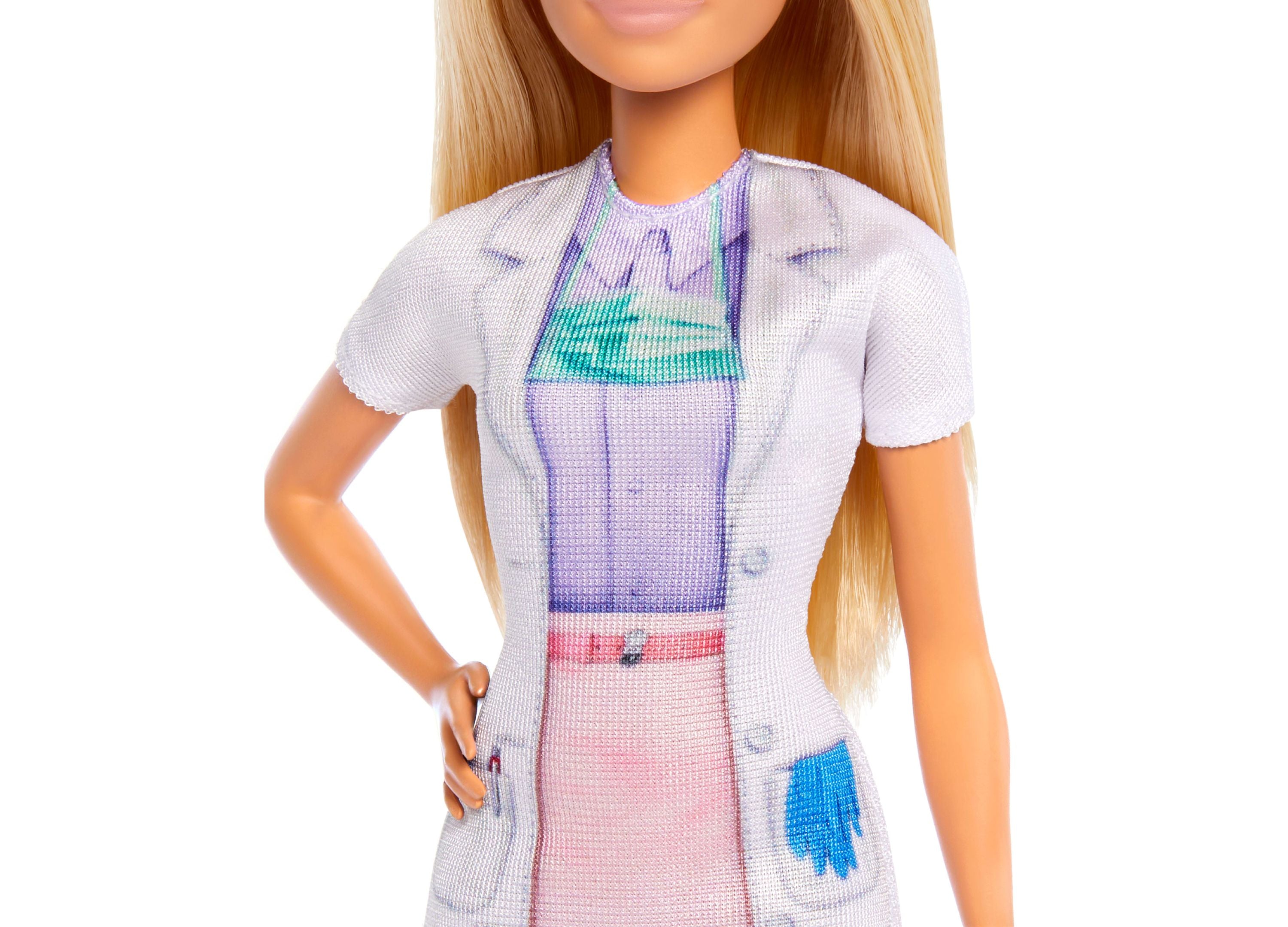 Barbie Dentist Playset with Blonde Doll, Kid Patient & Dental Tools - Fun Pretend Play for Kids' Dental Health Education