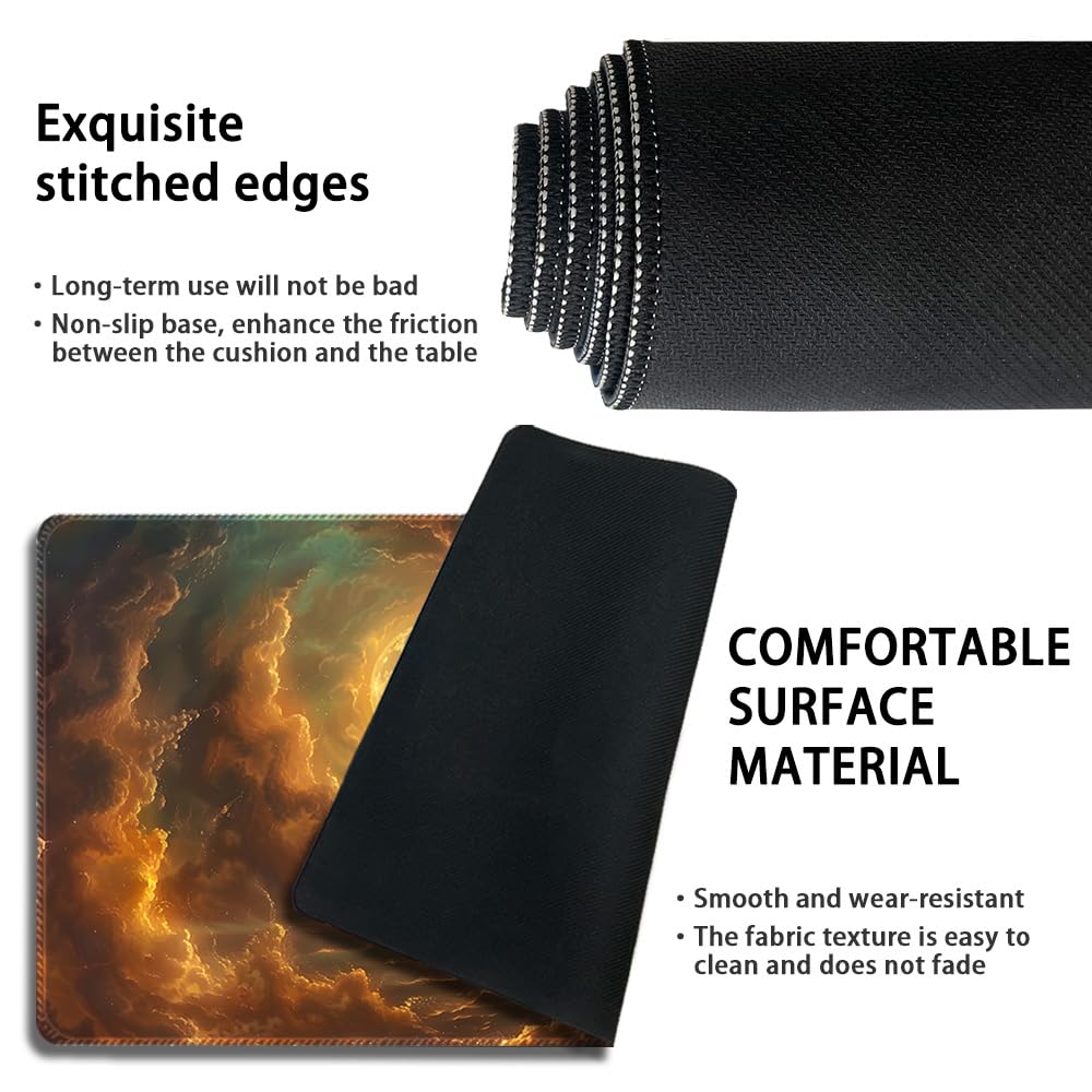 Premium MTG Playmat with Zone Markings & Non-Slip Edges - Waterproof TCG Game Mat for Magic: The Gathering - Includes Storage Bag - Perfect for Tournaments, Casual Play & Card Protection