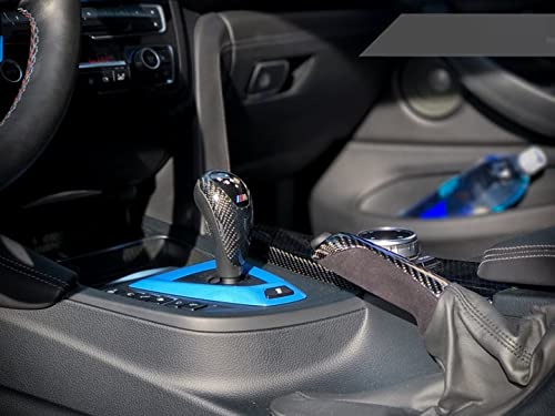 Carbon Fiber & Alcantara E-Brake Handle for BMW F-Chassis Models - Premium Interior Upgrade for Enhanced Driving Experience