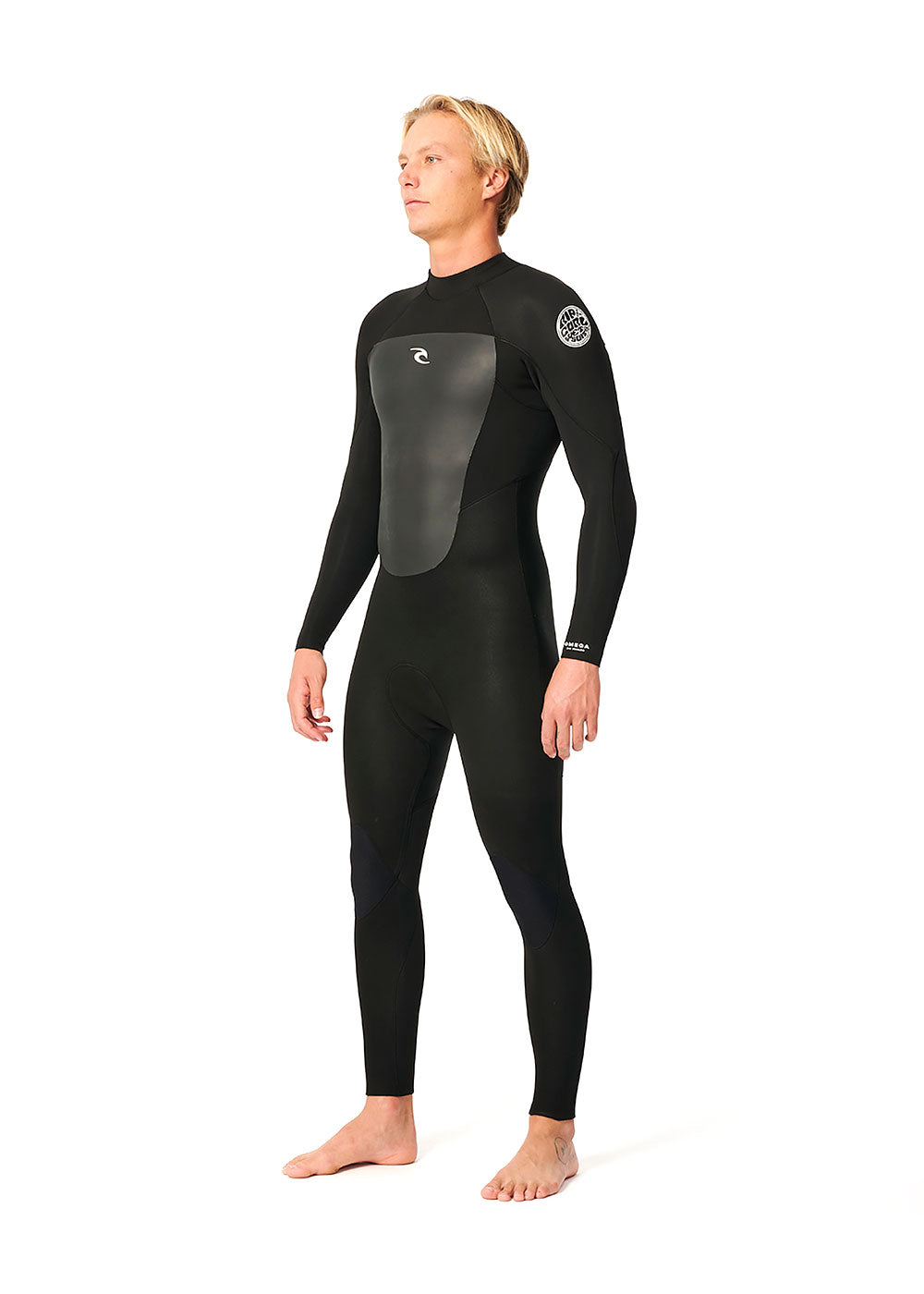Rip Curl Men's Omega 3/2mm BZ Steamer Wetsuit - Premium Neoprene Surfing Wetsuit for Cold Water - Perfect for Surfing, Diving & Water Sports