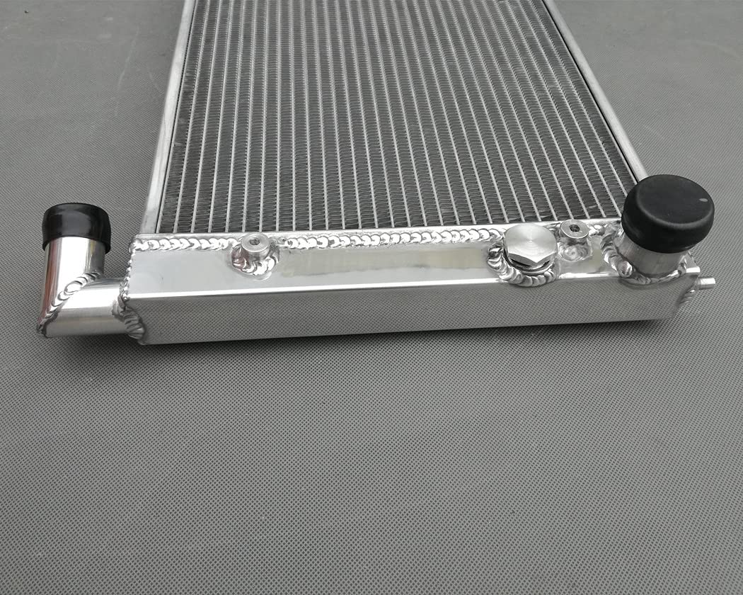 High Performance Aluminum Radiator with Dual Fans for VW Golf 2 & Corrado VR6 Turbo Manual MT - Perfect Cooling Upgrade for Track Days & Hot Weather Driving