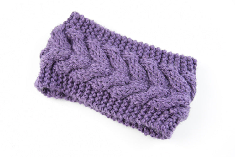 Warm Acrylic Thick Wool Knitted Headband for Women - Winter Fashion Hair Accessories - Perfect for Outdoor Activities & Cold Weather