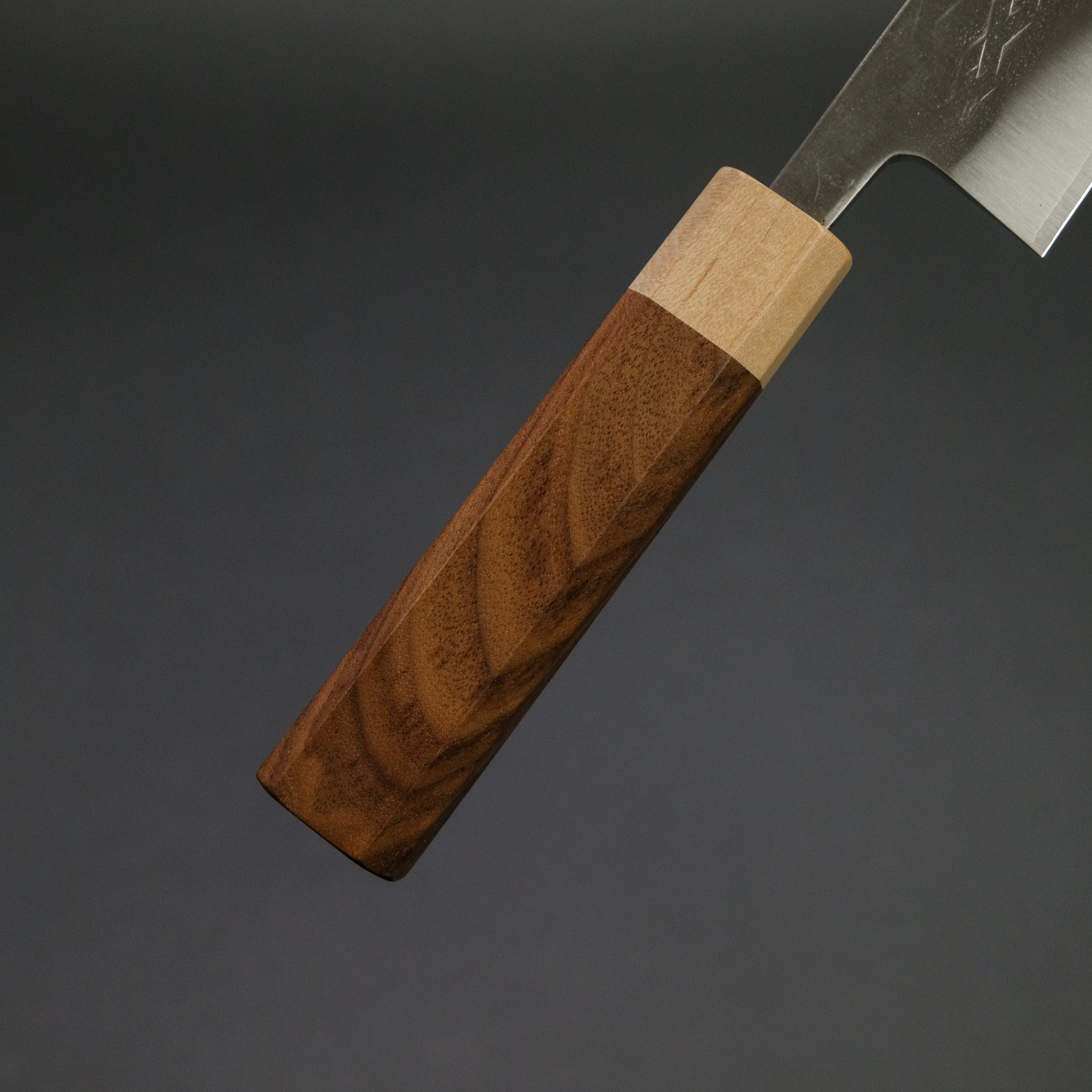 Hitohira TD SLD Tsuchime Petty Knife 150mm - Japanese Stainless Steel Blade with Walnut Handle - Perfect for Slicing, Chopping & Precision Kitchen Tasks