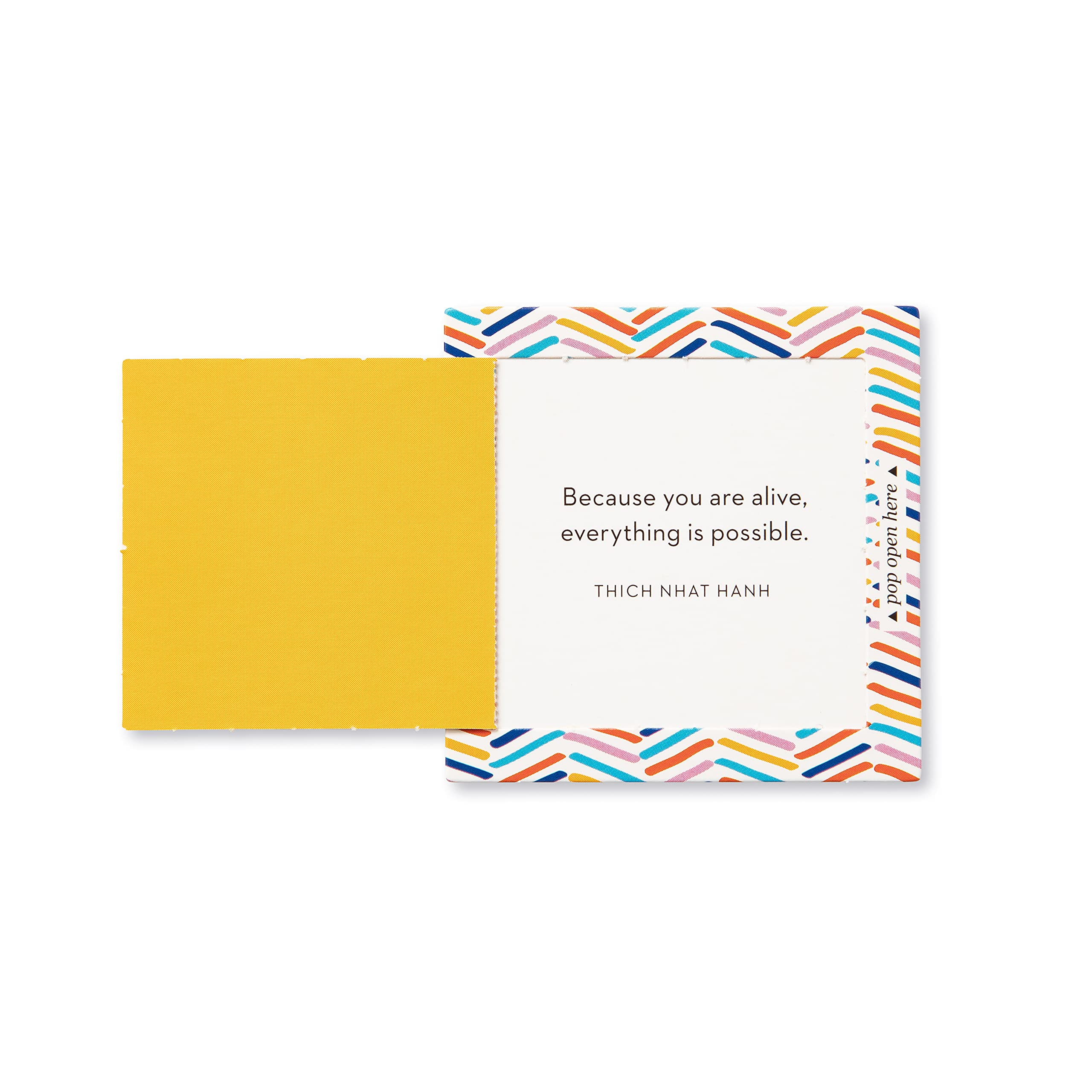 ThoughtFulls Pop-Open Greeting Cards 4-Pack - Inspirational Messages (You're Awesome, Smile, Be Happy, Thanks) - 120 Unique Cards with Different Quotes Inside - Perfect for Birthdays, Thank You Notes & Daily Encouragement