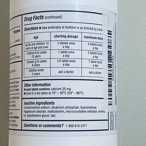 MAJOR Senna Tablets 8.6 mg | 1000 Count Natural Vegetable Laxative for Gentle Digestion Support | Constipation Relief & Colon Cleanse | Herbal Supplement for Adults