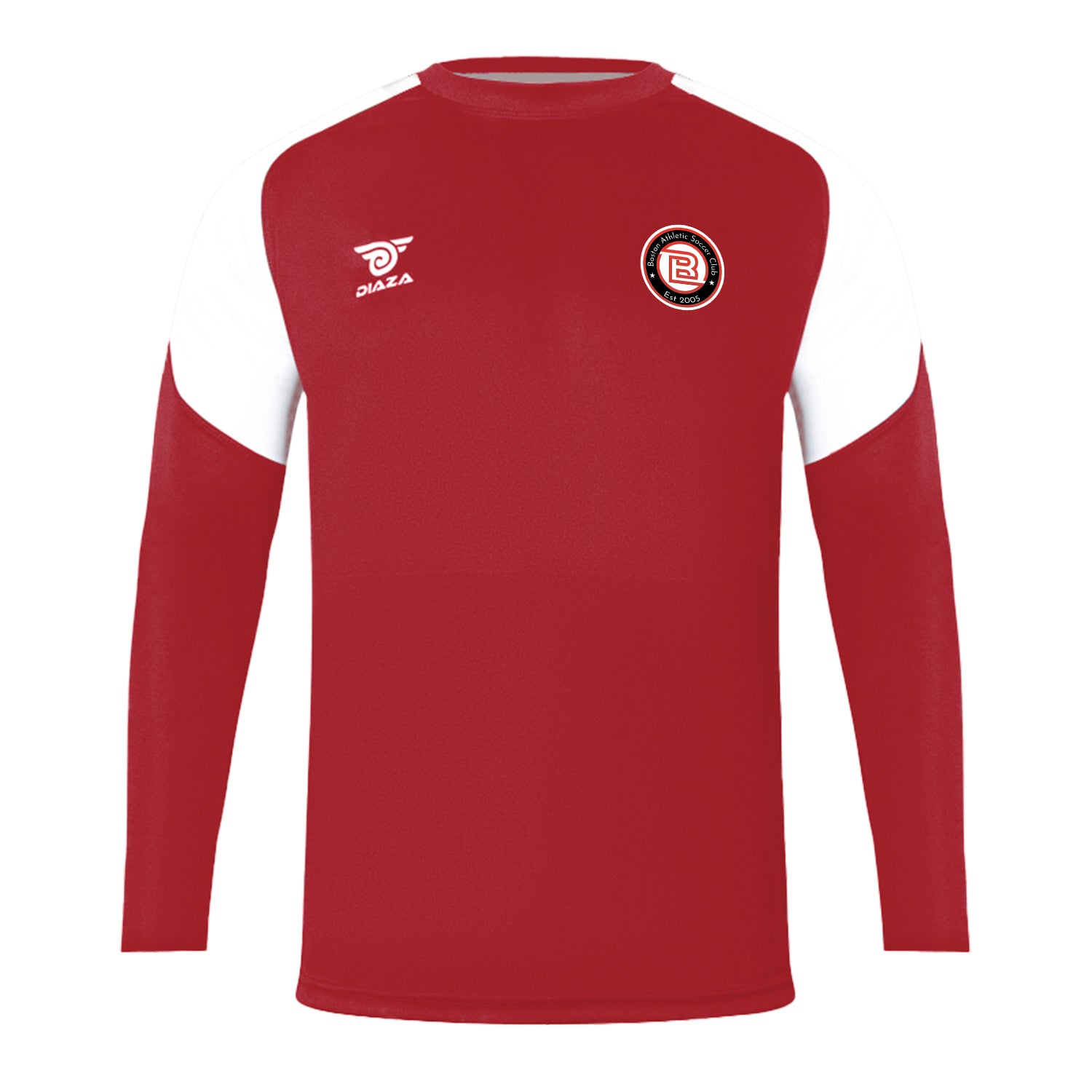 Boston Athletic Soccer Long Sleeve Training Jersey - Breathable Performance Shirt for Men & Women - Perfect for Soccer Practice, Gym Workouts & Outdoor Sports