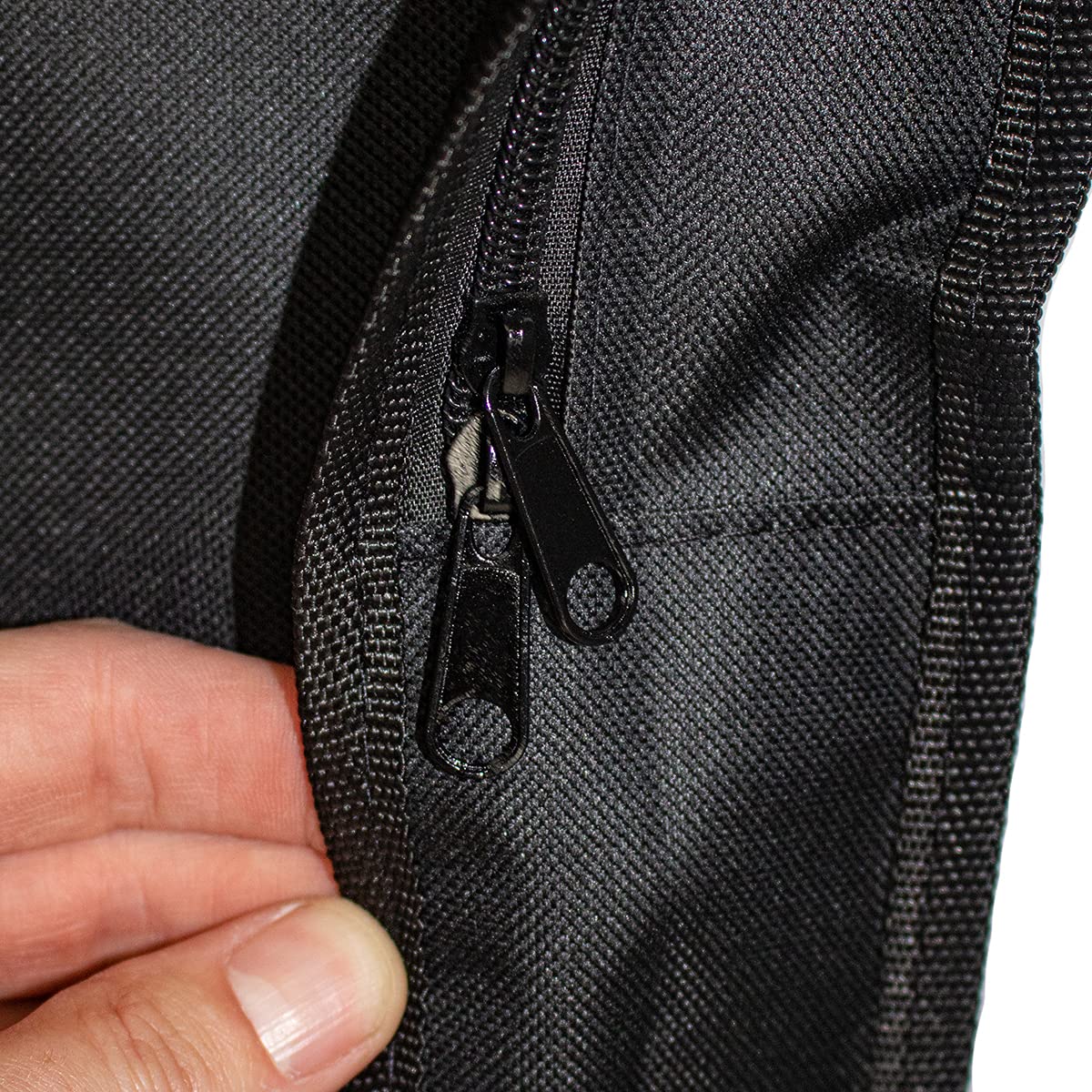 ChromaCast Black Electric Guitar Nylon Gig Bag - Lightweight Protective Case for Travel & Stage Performances