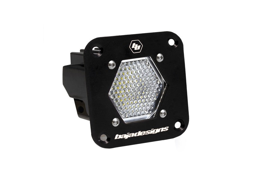 Baja Designs S1 LED Light Pod - Flush Mount Clear Lens - Off-Road, Marine, and Outdoor Lighting for Trucks, ATVs, and Boats
