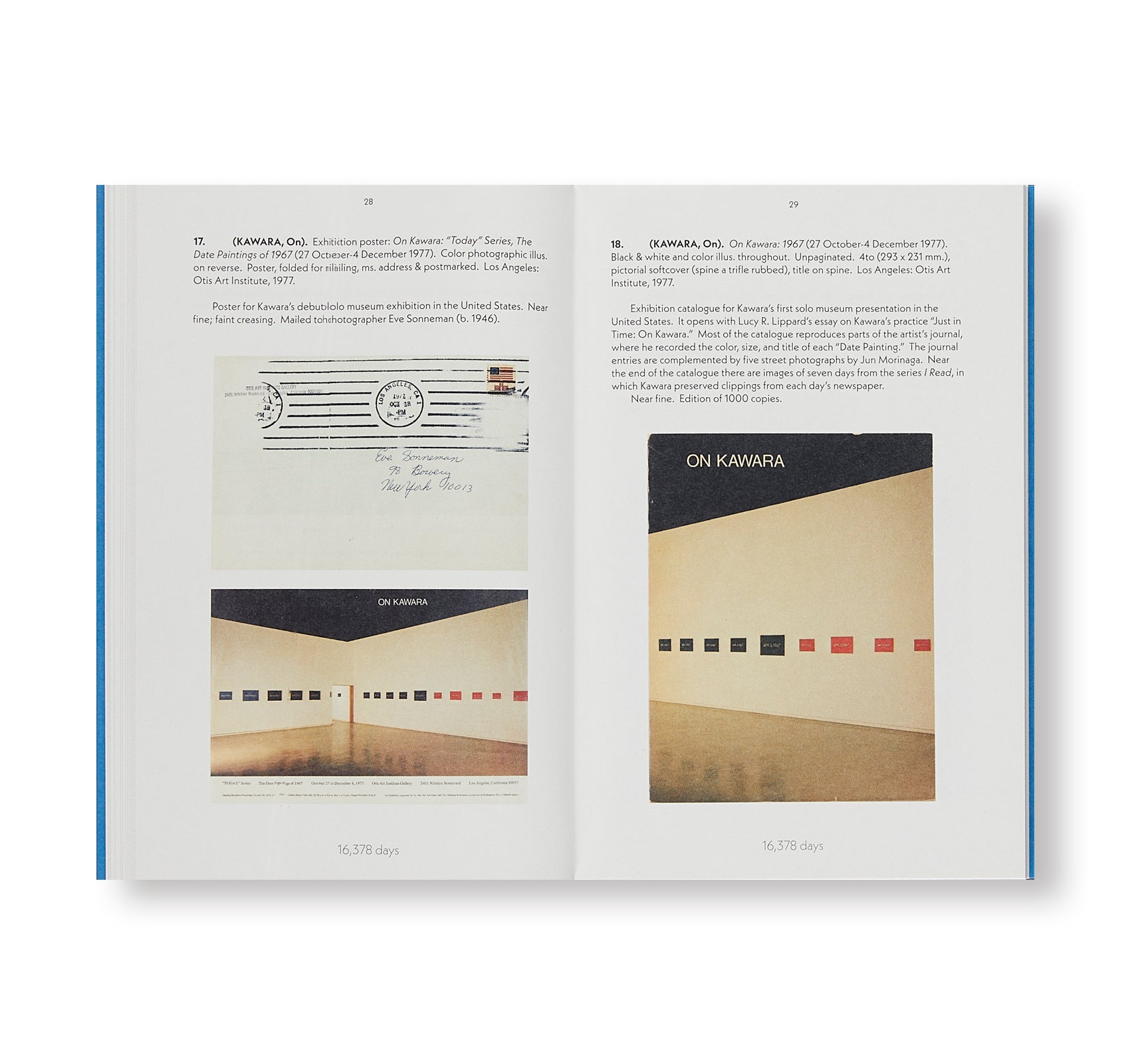 ON KAWARA CATALOGUE 242 - Contemporary Art Book by Japanese Conceptual Artist On Kawara | Perfect for Art Collectors, Museum Exhibitions & Modern Art Studies
