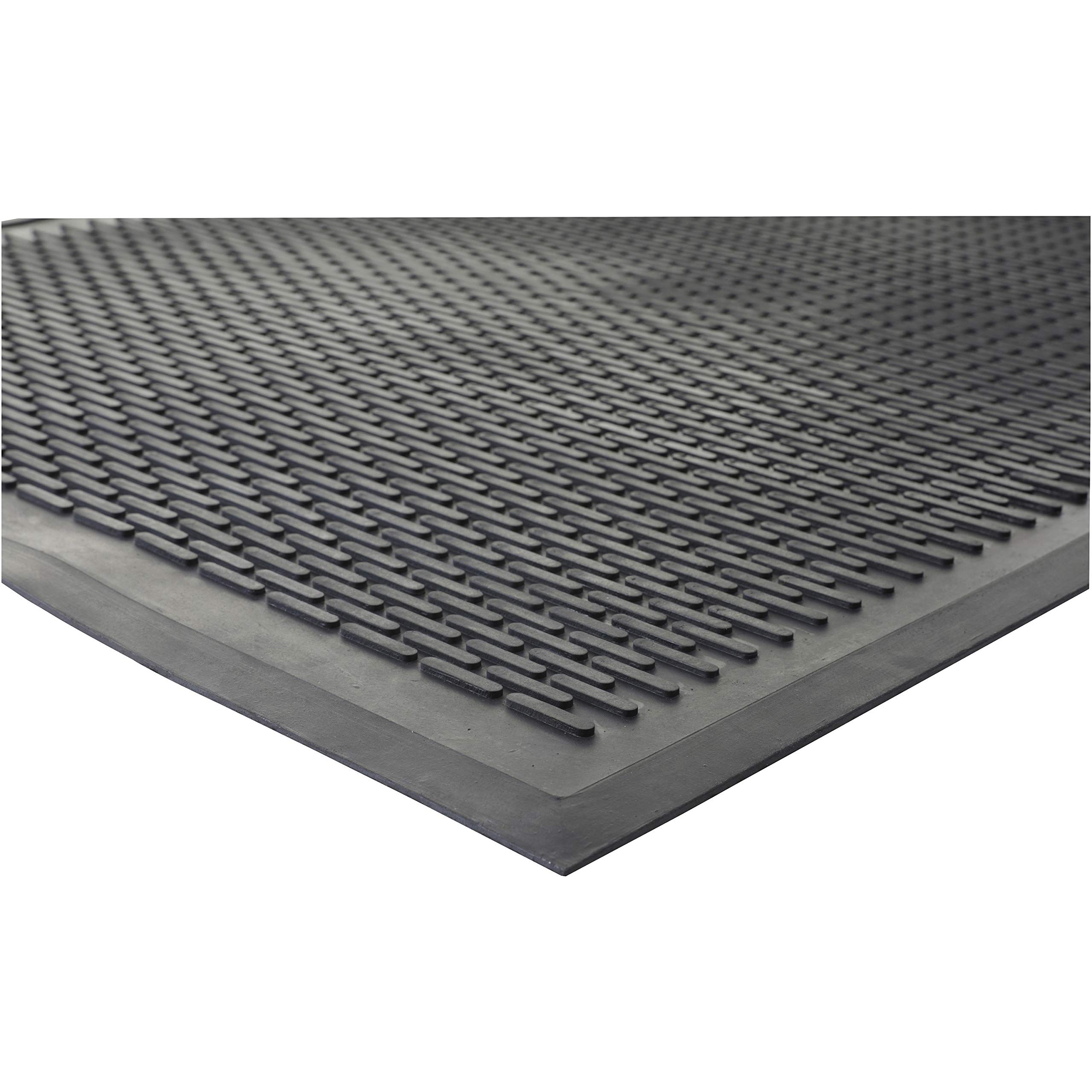 Genuine Joe Clean Step Scraper Floor Mats - Heavy Duty Doormats for Mud, Snow & Dirt - Perfect for Entryways, Garages & High Traffic Areas
