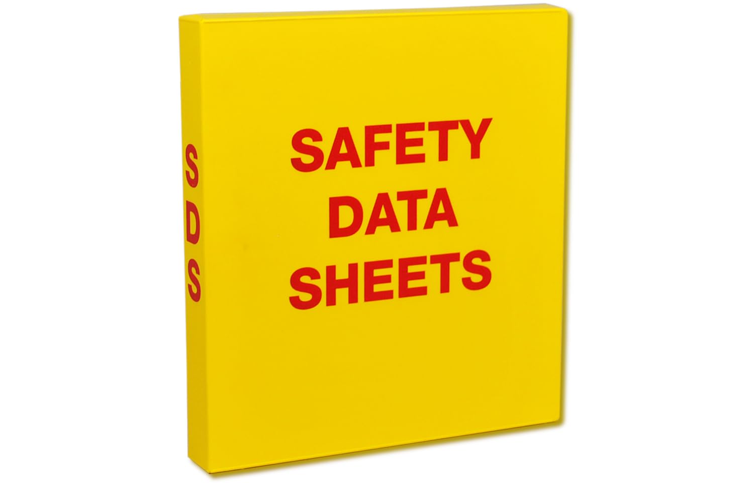 UniKeep SDS Binder with Metal Rings - Fully Enclosed Case for SDS Sheet Storage - 1.5'' Spine, Includes 20 Page Protectors & 5 Plastic Dividers - Perfect for OSHA Compliance, Workplace Safety & Chemical Documentation Organization