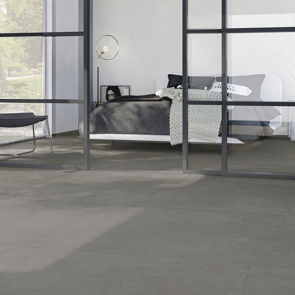 Leppora Fumo 1000x1000mm Stone Look Outdoor Porcelain Tile - Durable & Weatherproof for Patio, Garden & Poolside Decoration
