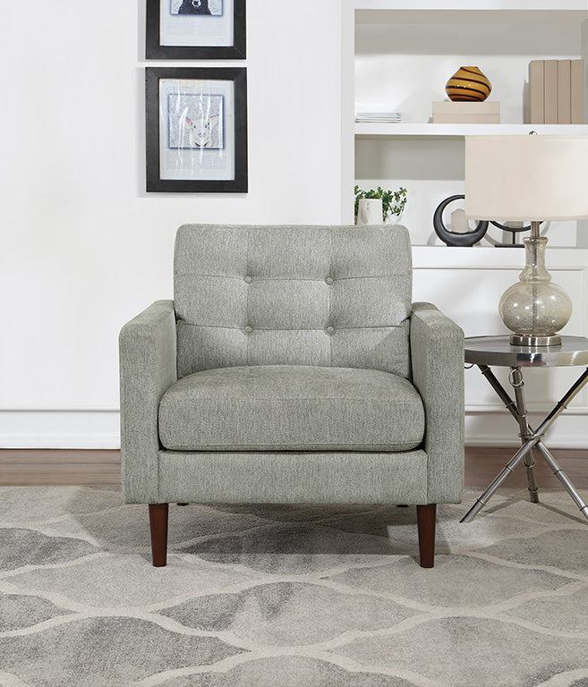 Office Star Grayburn Mid Century Modern Office Chair [GYB51] - Ergonomic Desk Chair for Home & Office Workspace