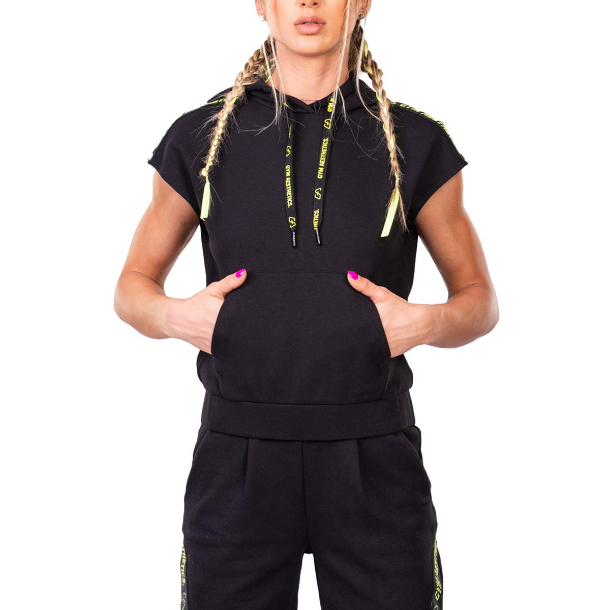 Women's Workout Hoodie - Short Sleeve Athletic Pullover Shirt for Gym, Running & Yoga | Trendy Fitness Apparel for Women